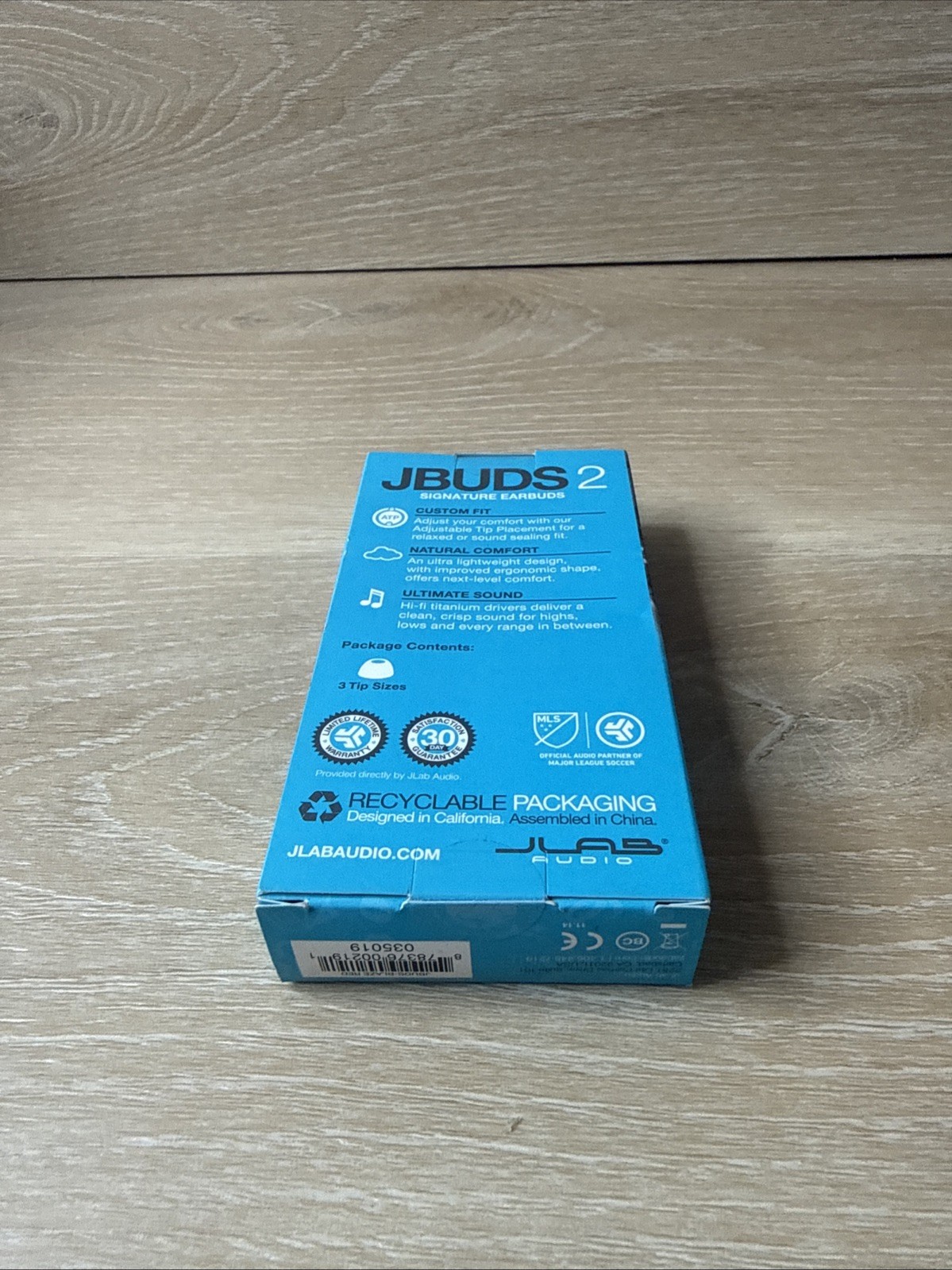 JLAB Jbuds 2 Signature Earbuds Custom Fit Natural Comfort Ultimate Sound RED NEW