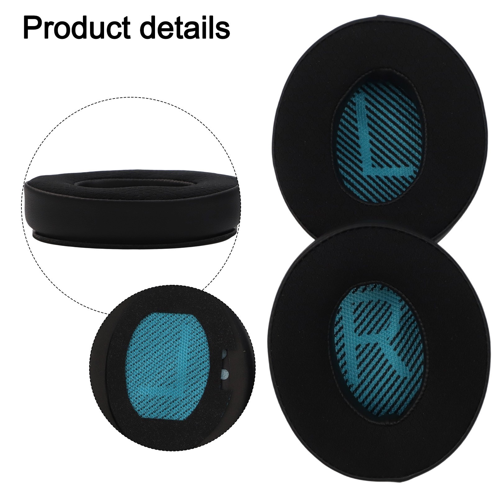 Spongy Ice Gel Earpads for Bose QC25/QC35/QC45 Listening Made Comfortable