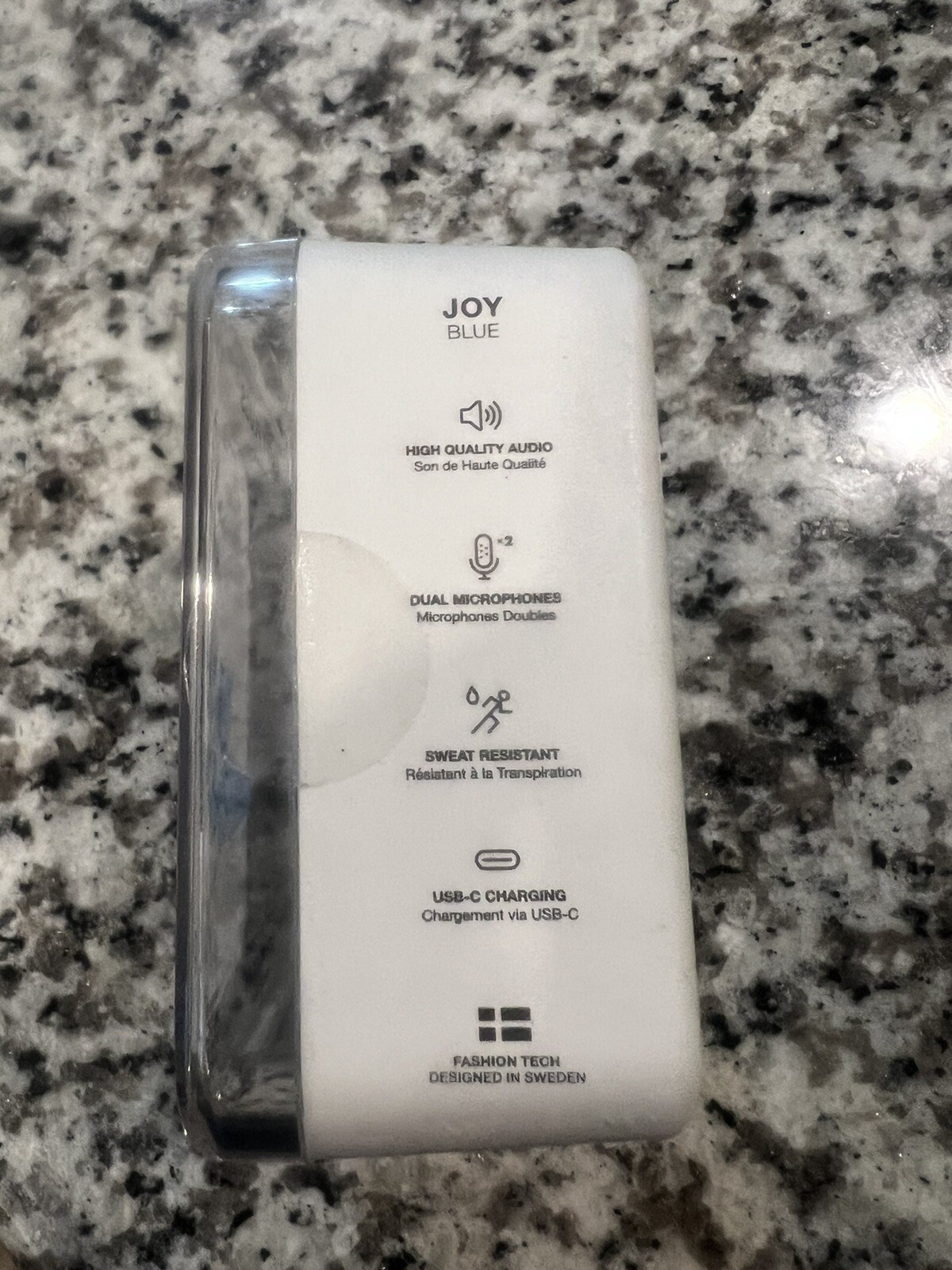 AUTHENTIC + FACTORY SEALED Happy Plugs – Joy Wireless Earbuds Blue 1726