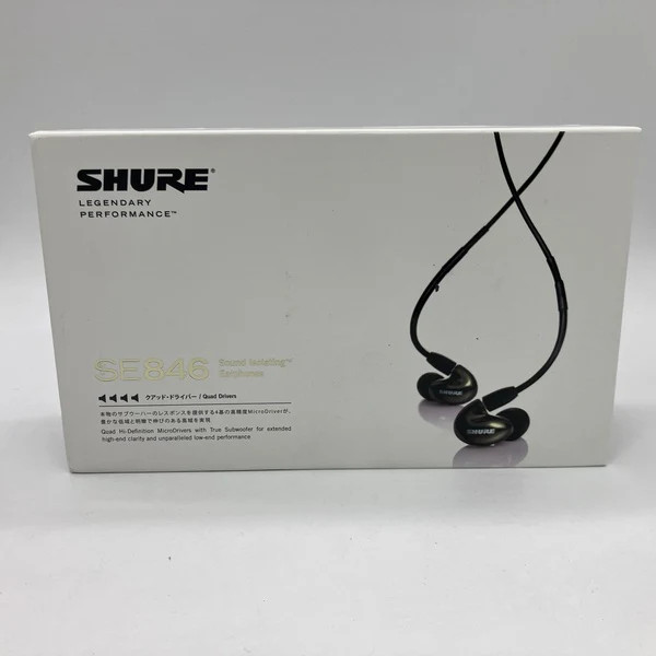Shure SE846-K-A Wired In-Ear Headphones Sound Isolating Audio Earphones