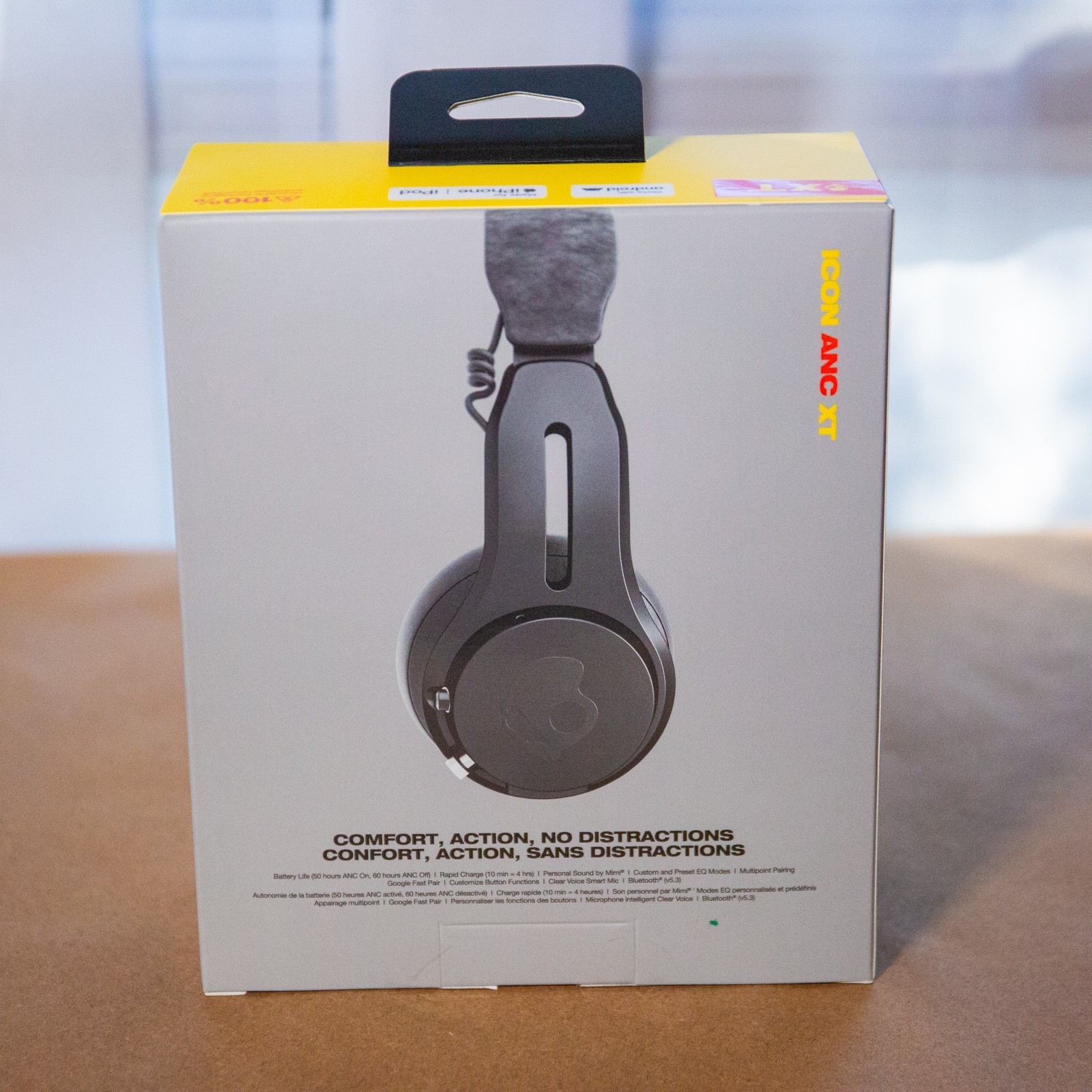 NEW – Skullcandy ICON ANC XT Headphones – Black, NIB iPhone Android Compatible