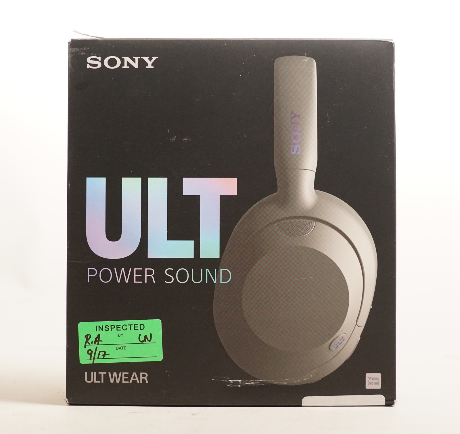 Sony ULT WEAR Wireless Noise Canceling Headphones Mic (Off-White)