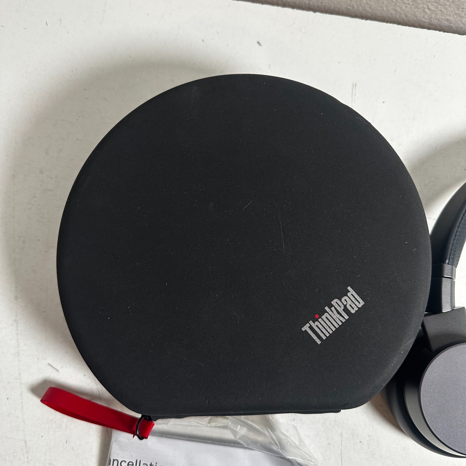 Lenovo ThinkPad X1 Black Active Noise Cancelling On-Ear Wireless Headphones
