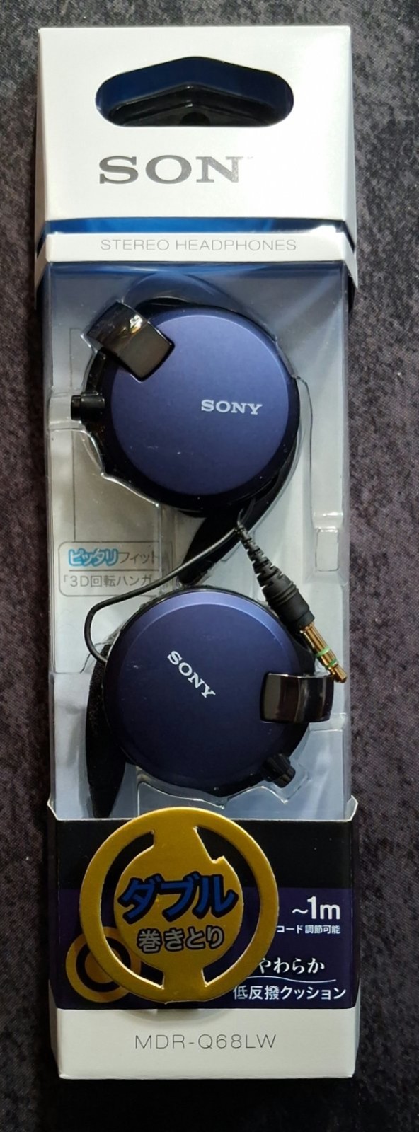 SONY MDR-Q68LW Unused Ear hook type Stereo Blue