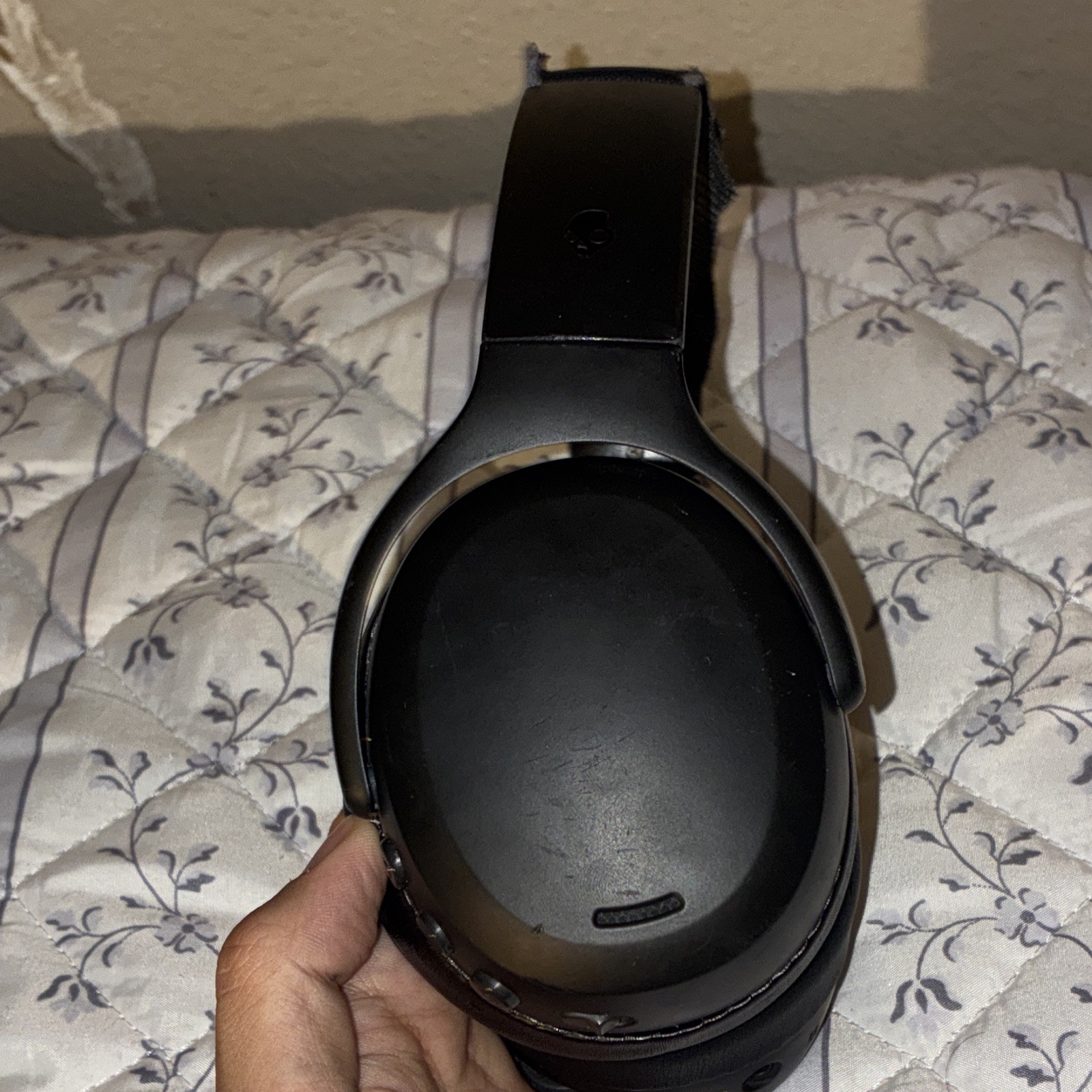 Skullcandy Crusher RF Wireless Over-Ear Headphones w/ Mic Black/Orange 40mm