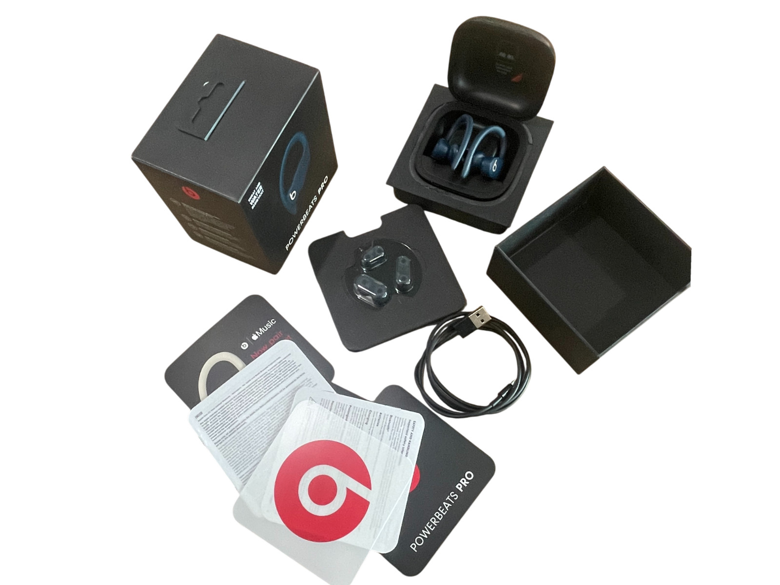Beats by Dr. Dre Powerbeats Pro Ear-Hook Wireless Headphones – Navy Blue
