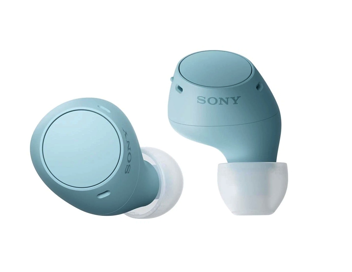 Sony Truly Wireless Earbuds – Blue – Bluetooth – 32 feet Maximum WF-C510/L
