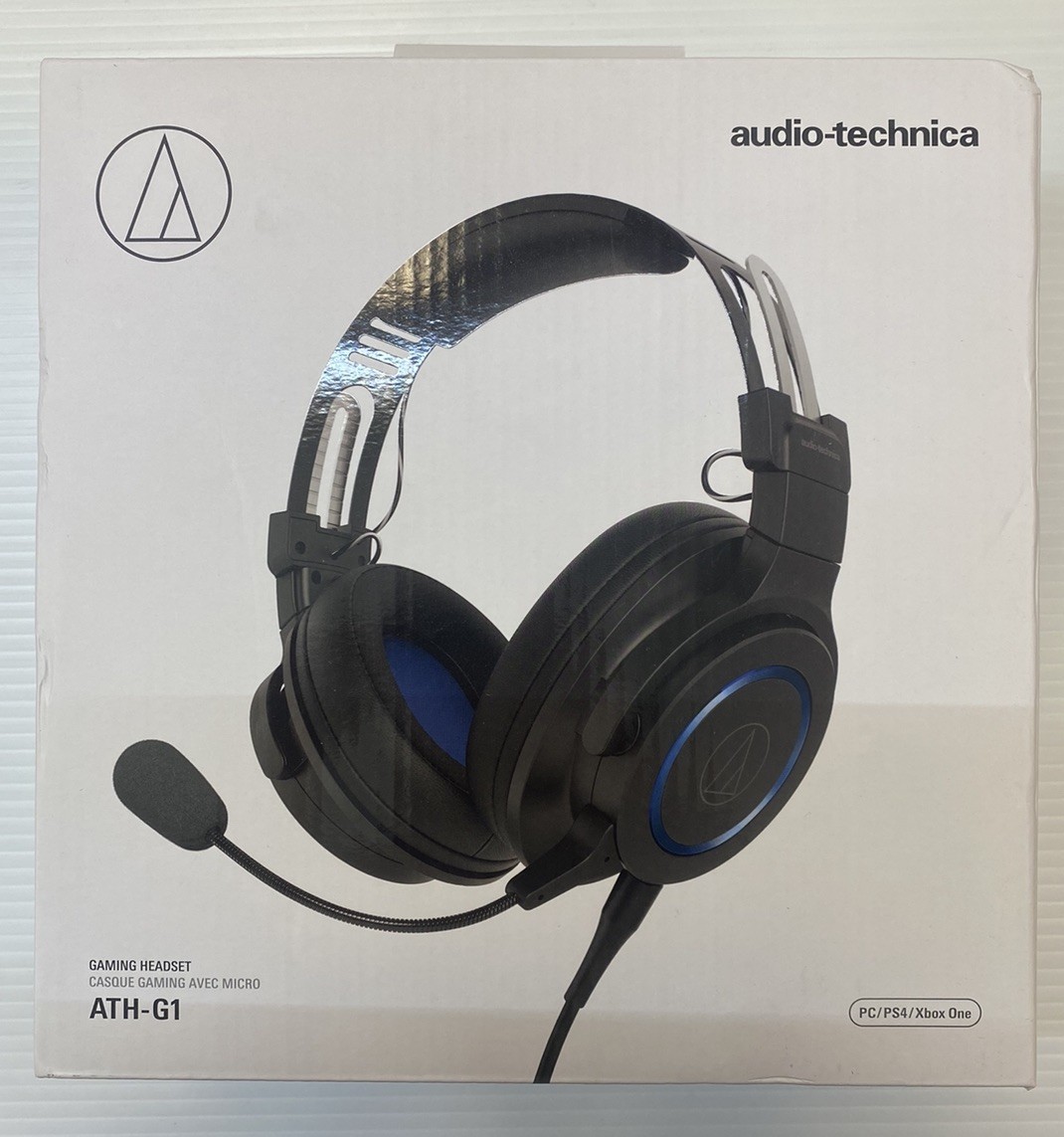 Audio-Technica ATHG1 Gaming Headset, Pc, PS4, Xbox One – Black, New Open Box