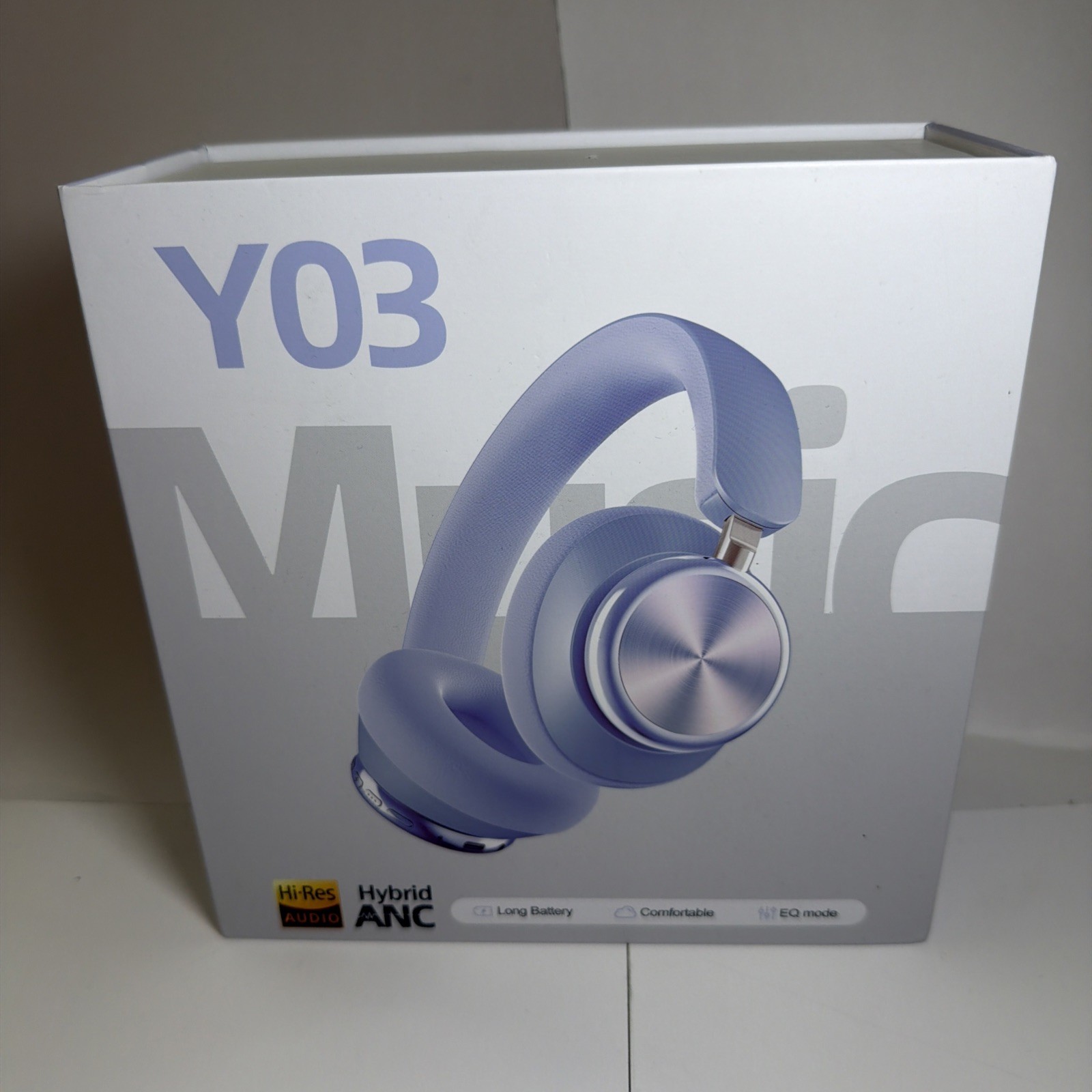 Headphones 48 Hr 6 EQ Modes Wireless Bluetooth Active Noise Cancelling Over Ear