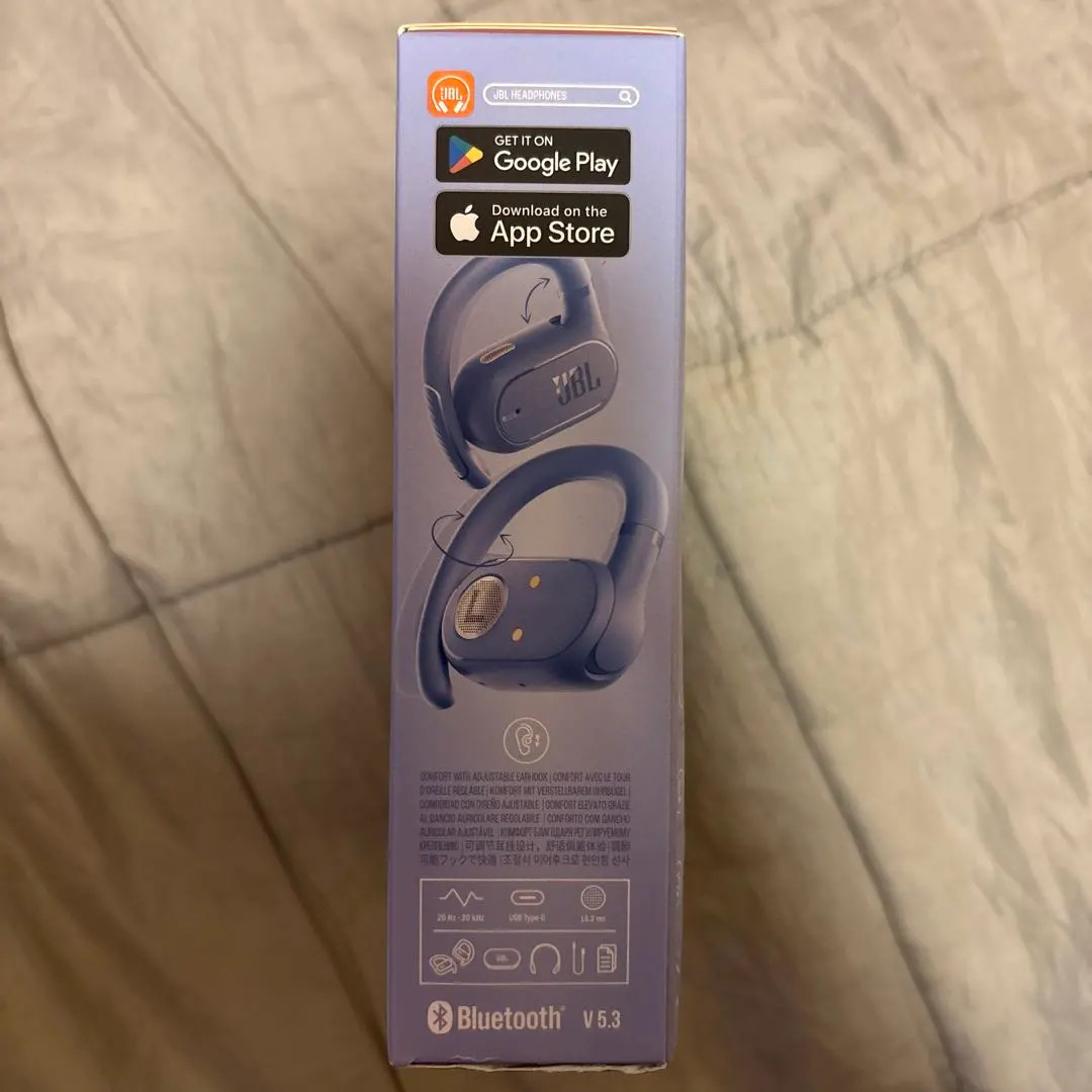 JBL Soundgear Sense Blue Open Ear Wireless Earbuds Bluetooth 5.3 IP54 New Japan