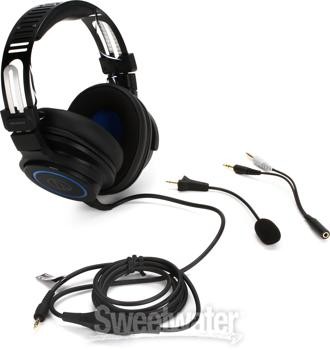 Audio-Technica ATH-G1 Premium Headset with Detachable Mic, 3.5mm TRRS Connector