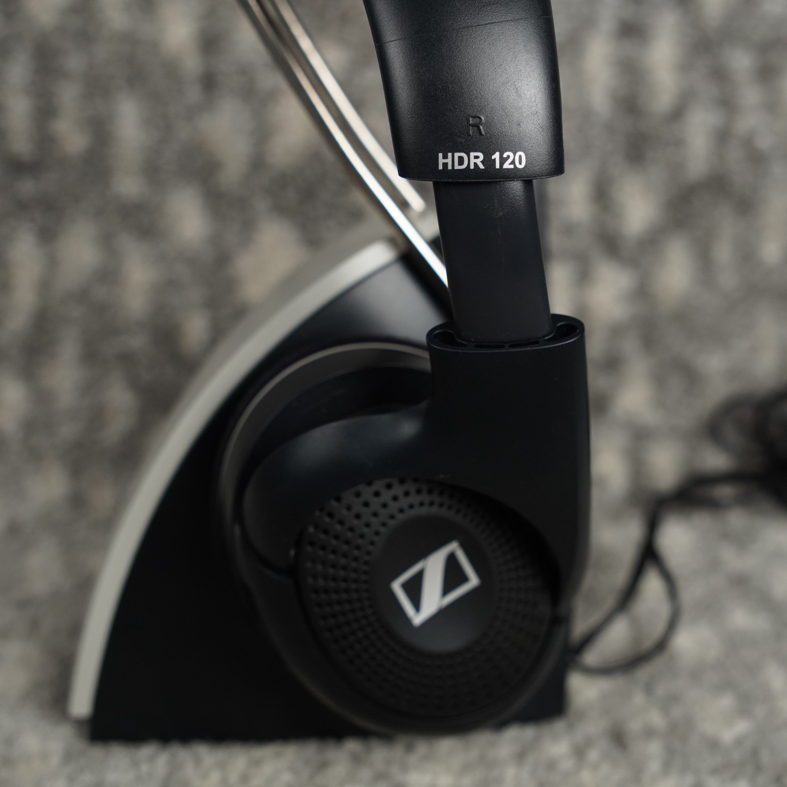 Sennheiser HDR120 Wireless Headphones TR120 Charging Dock Cradle & Power Supply