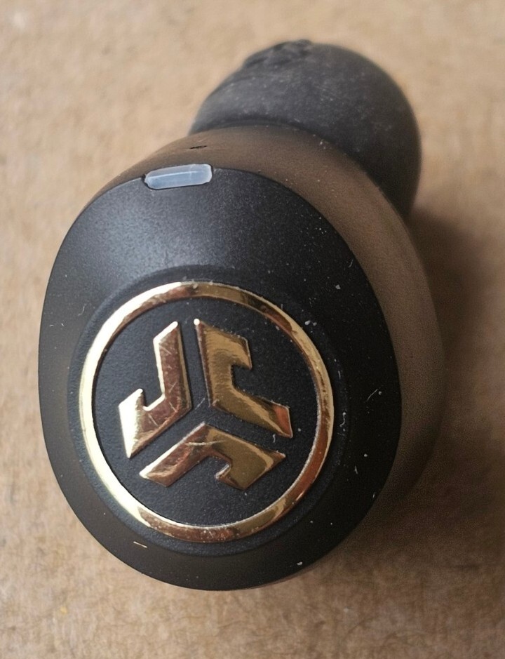 JLab JBuds Air “ICON”True Wireless Earbuds LEFT SIDE ONLY – Black/Gold.