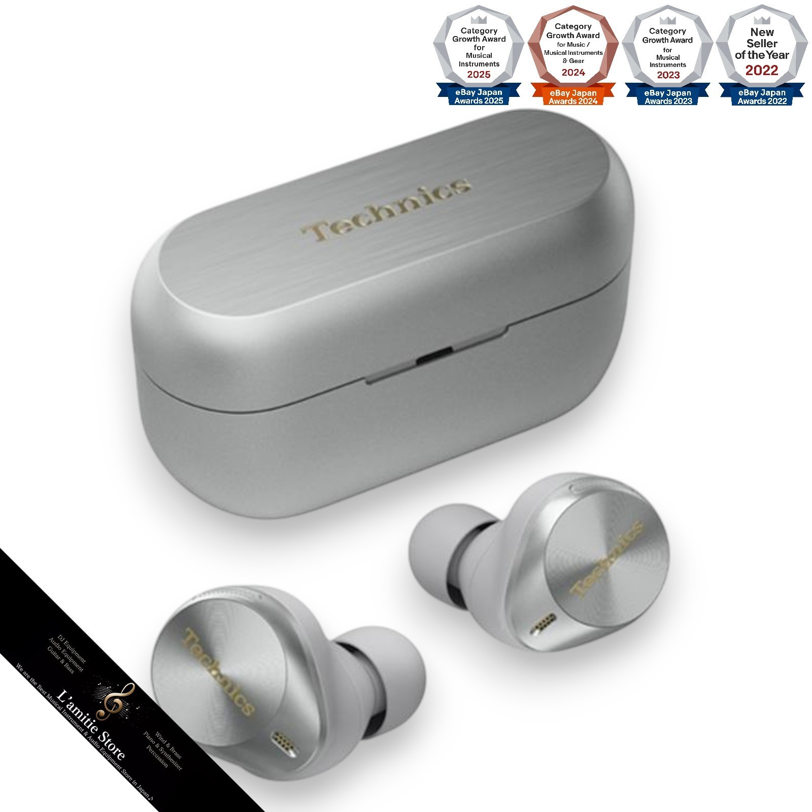 Technics Premium Hi-Fi True Wireless Earbuds Noise Cancelling EAH-AZ80 EAHAZ80