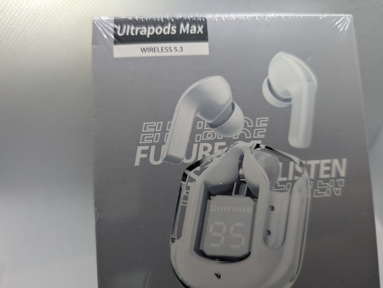 ULTRAPODS MAX 5.3 WIRELESS EARBUDS – HI-RES SOUND – NOISE CANCELLING NEW – H107