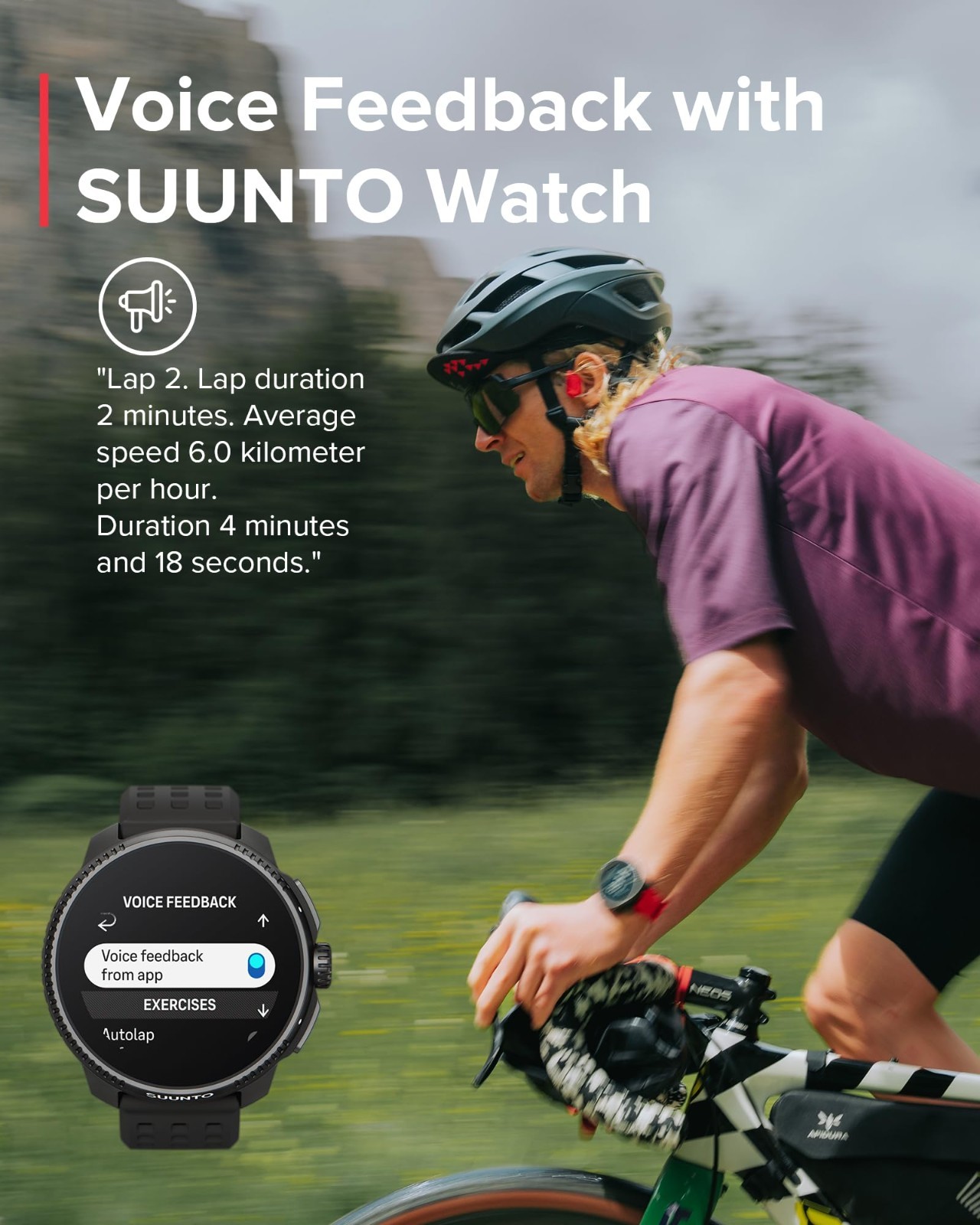 Suunto Wing Bone Conduction Headphones Bluetooth Open-Ear SS050942000