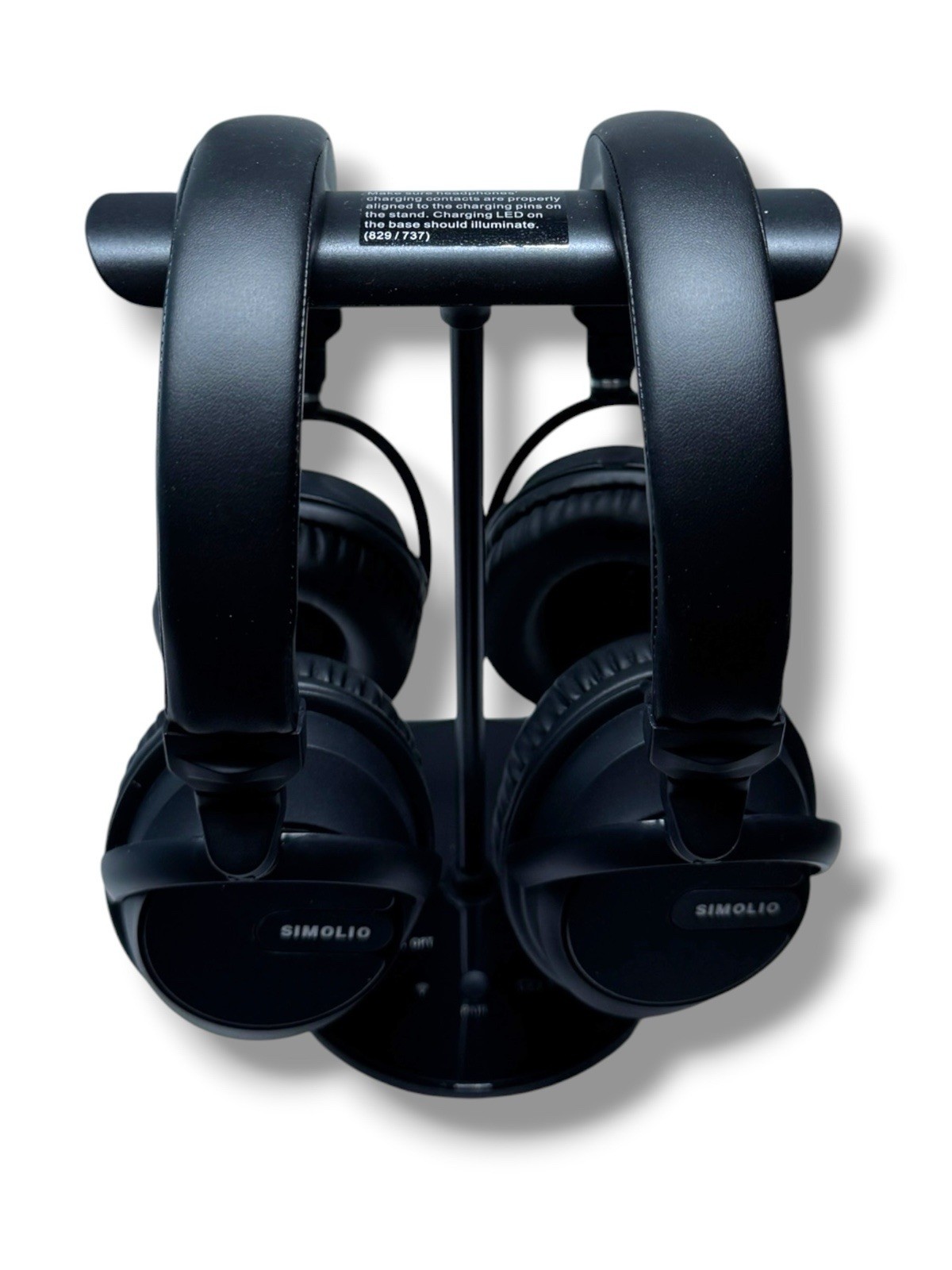 SIMOLIO JH-737D Plus Wireless TV Headphones Dual Bluetooth RF Headset New