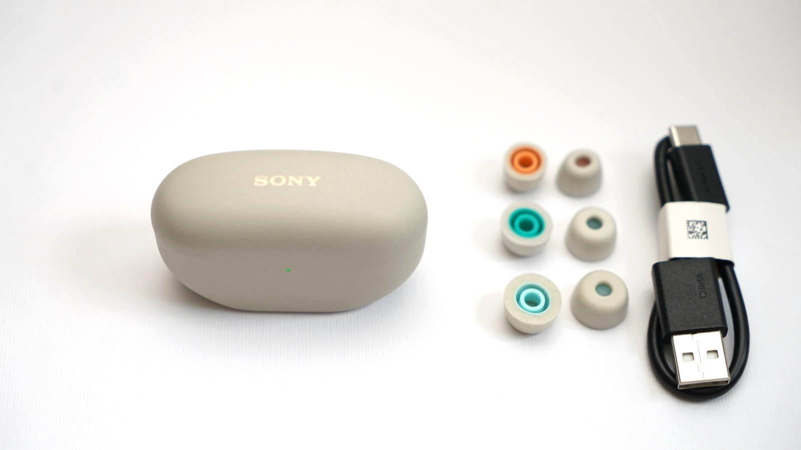 SONY WF-1000XM5/S Headphones Bluetooth Noise Canceling WF1000XM5 Silver/Beige
