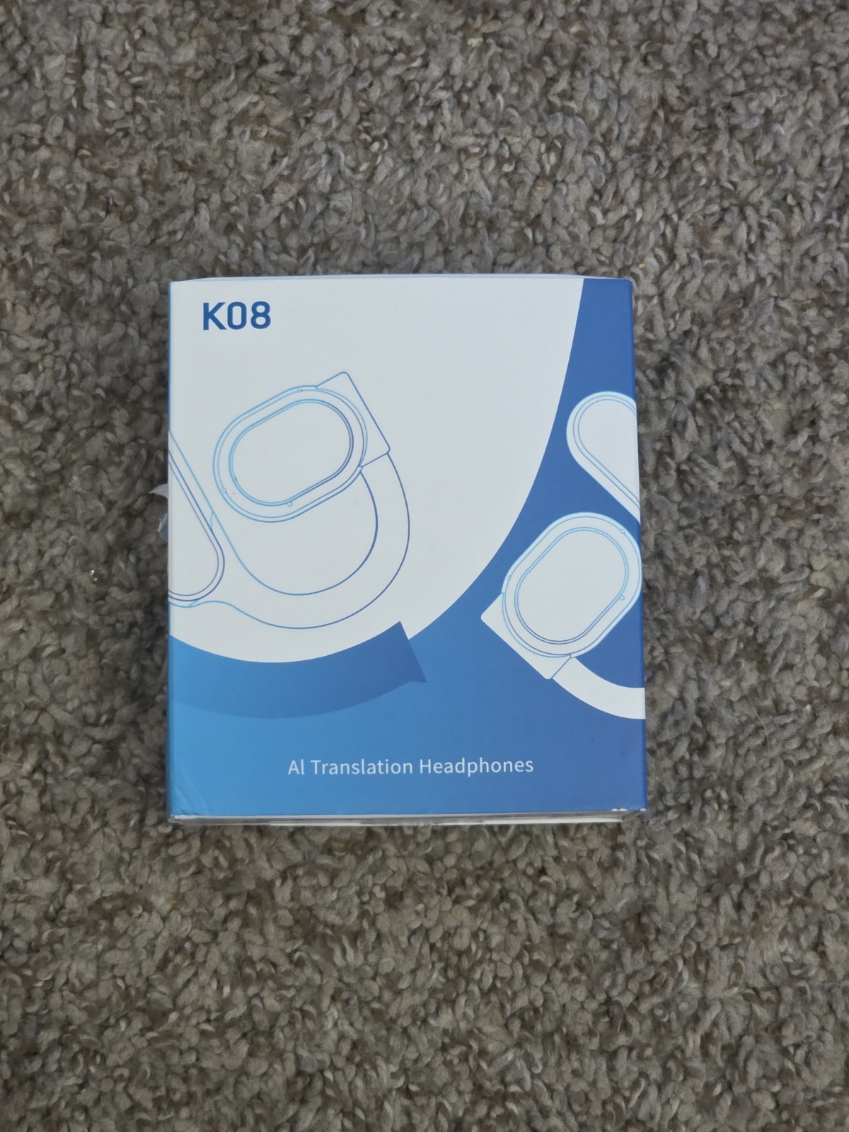 KO8 AI Translation Headphones AI-powered smart translator earbuds- Open Box