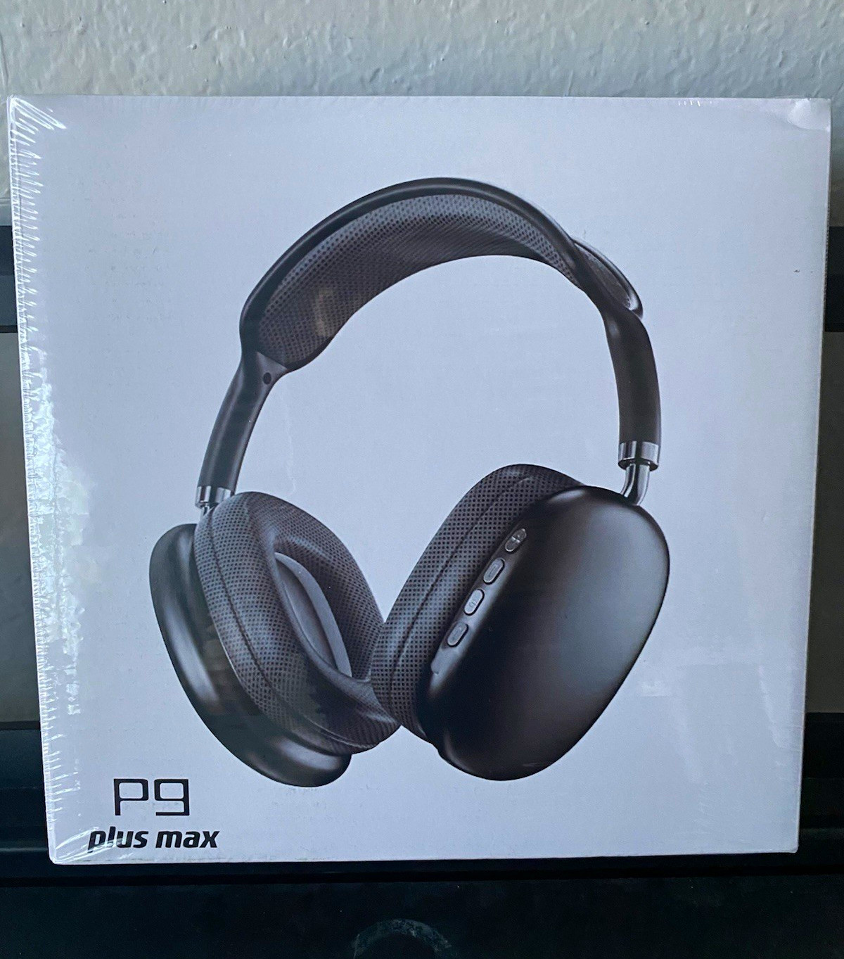 P9 Plus Max Bluetooth Over-Ear Headband Headphones Double Earpieces Black/Gray