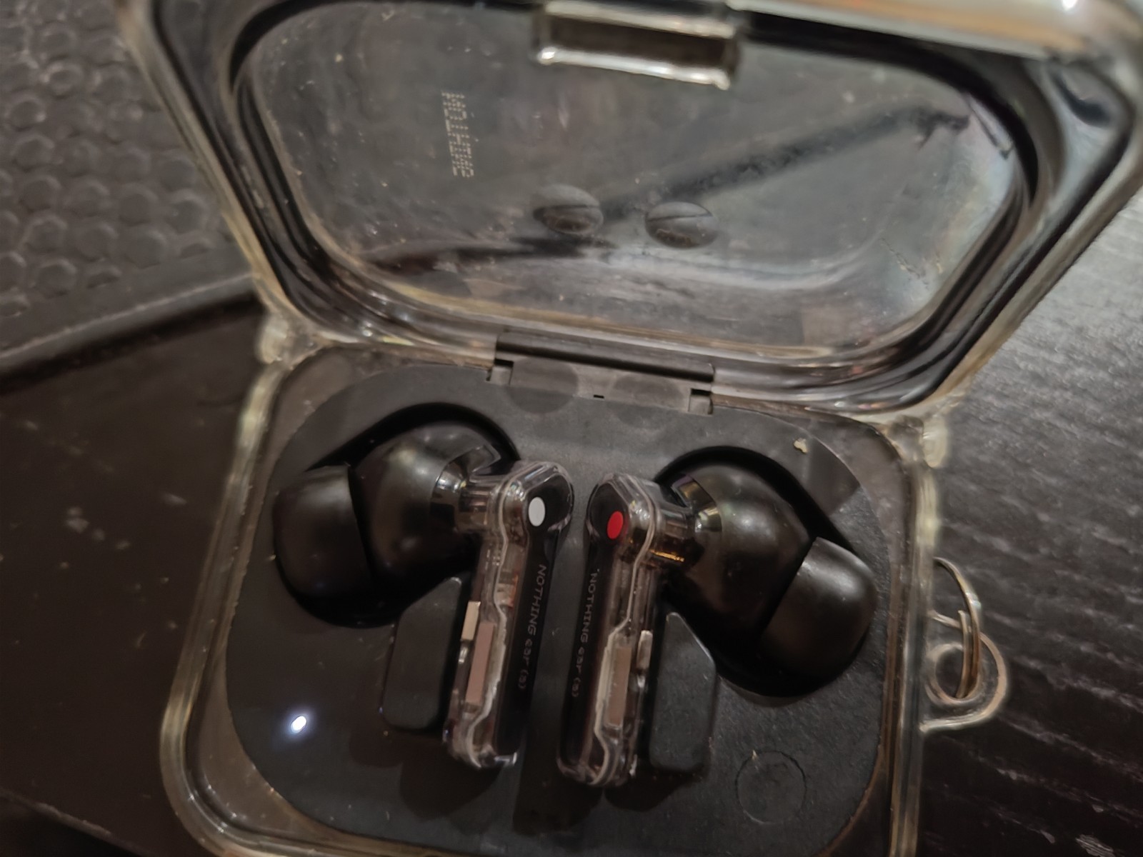 Nothing Ear (a) Wireless Earbuds with Clear Case, Black