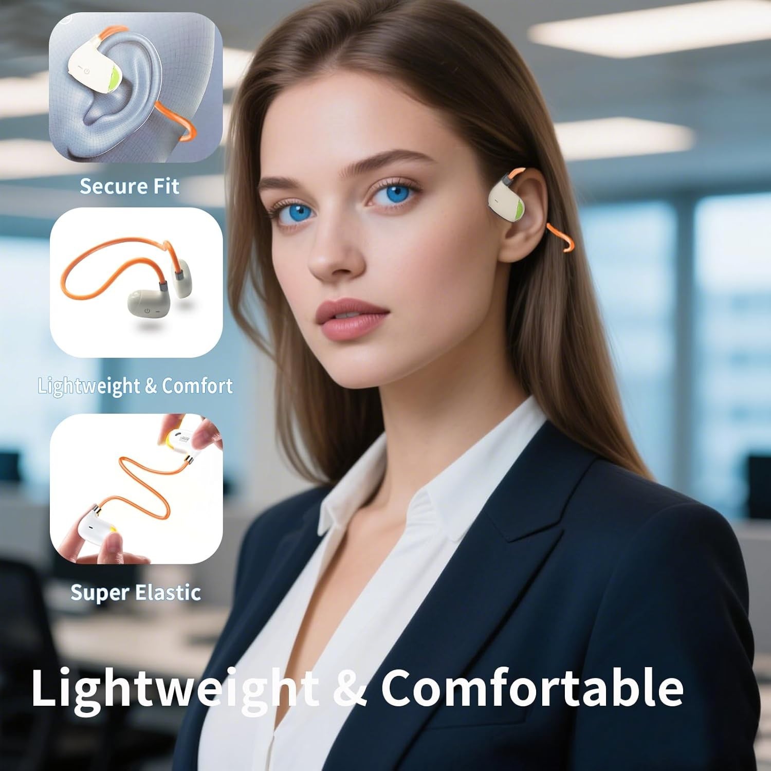 X3 Wireless Sport Earphones: Open Ear Comfort & Safety for Active Lifestyles