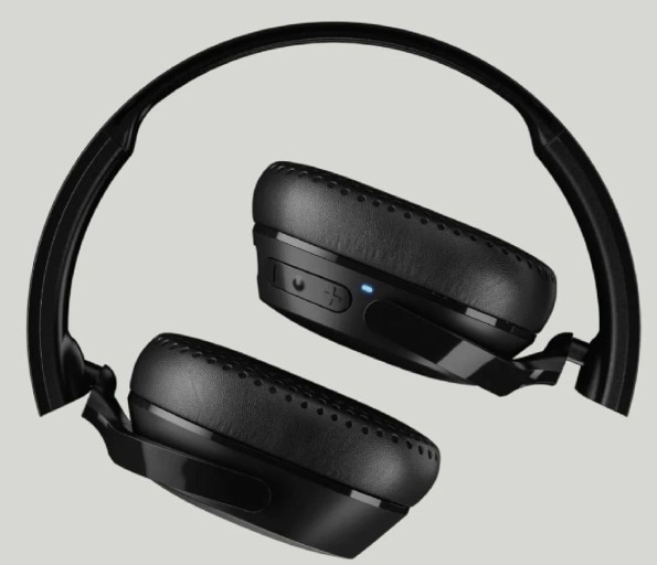 Headphones-Skullcandy Riff2 Wireless S5PRW-P740 On-Ear Bluetooth True Black