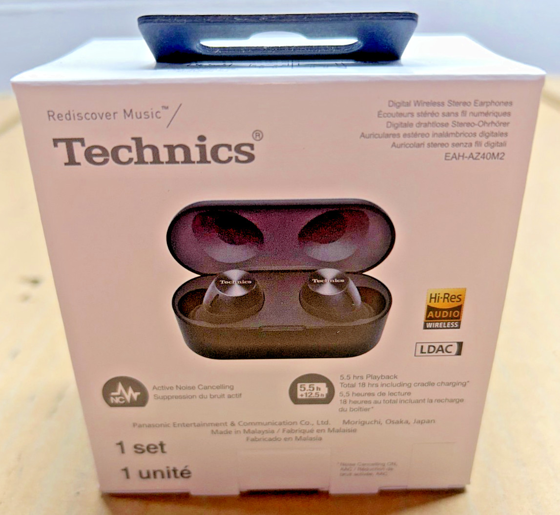 Technics EAH-AZ40M2-K / EAHAZ40M2K True Wireless Noise Cancelling Earbuds II