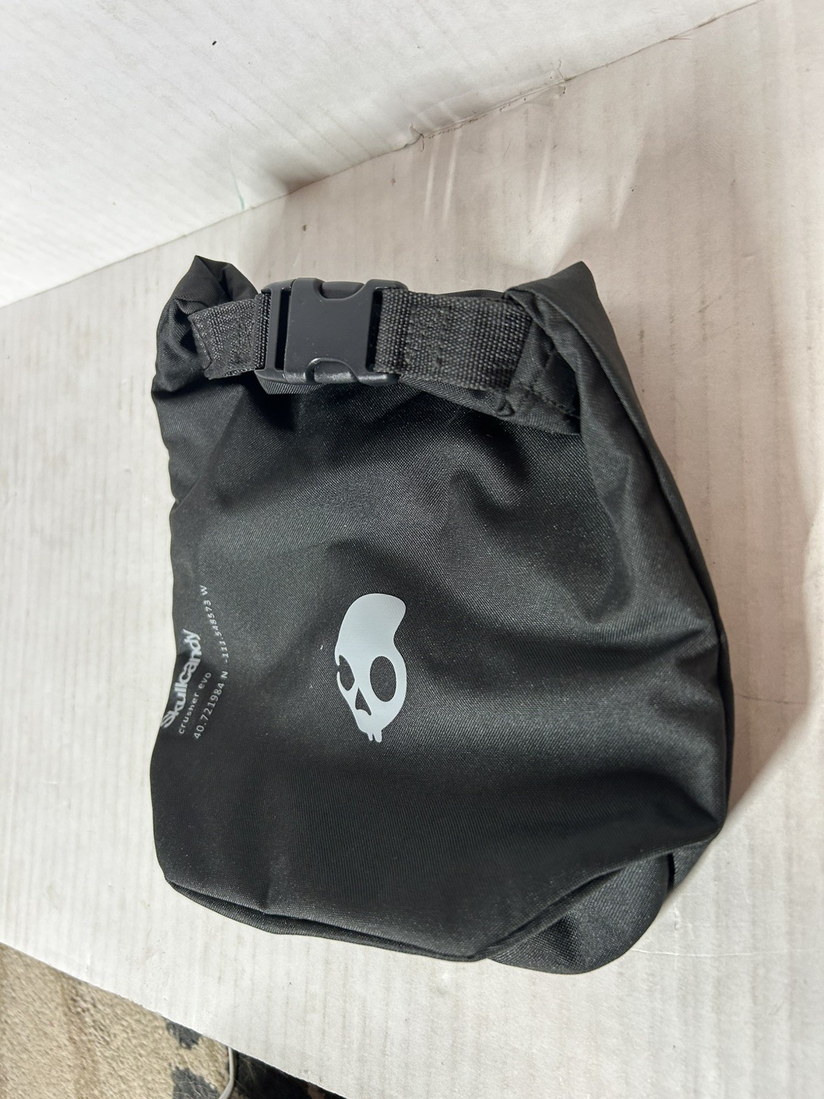 EMPTY SKULLCANDY CRUSHER ANC2 WIRELESS HEADPHONES LINED SOFT CASE CARRY BAG ONLY