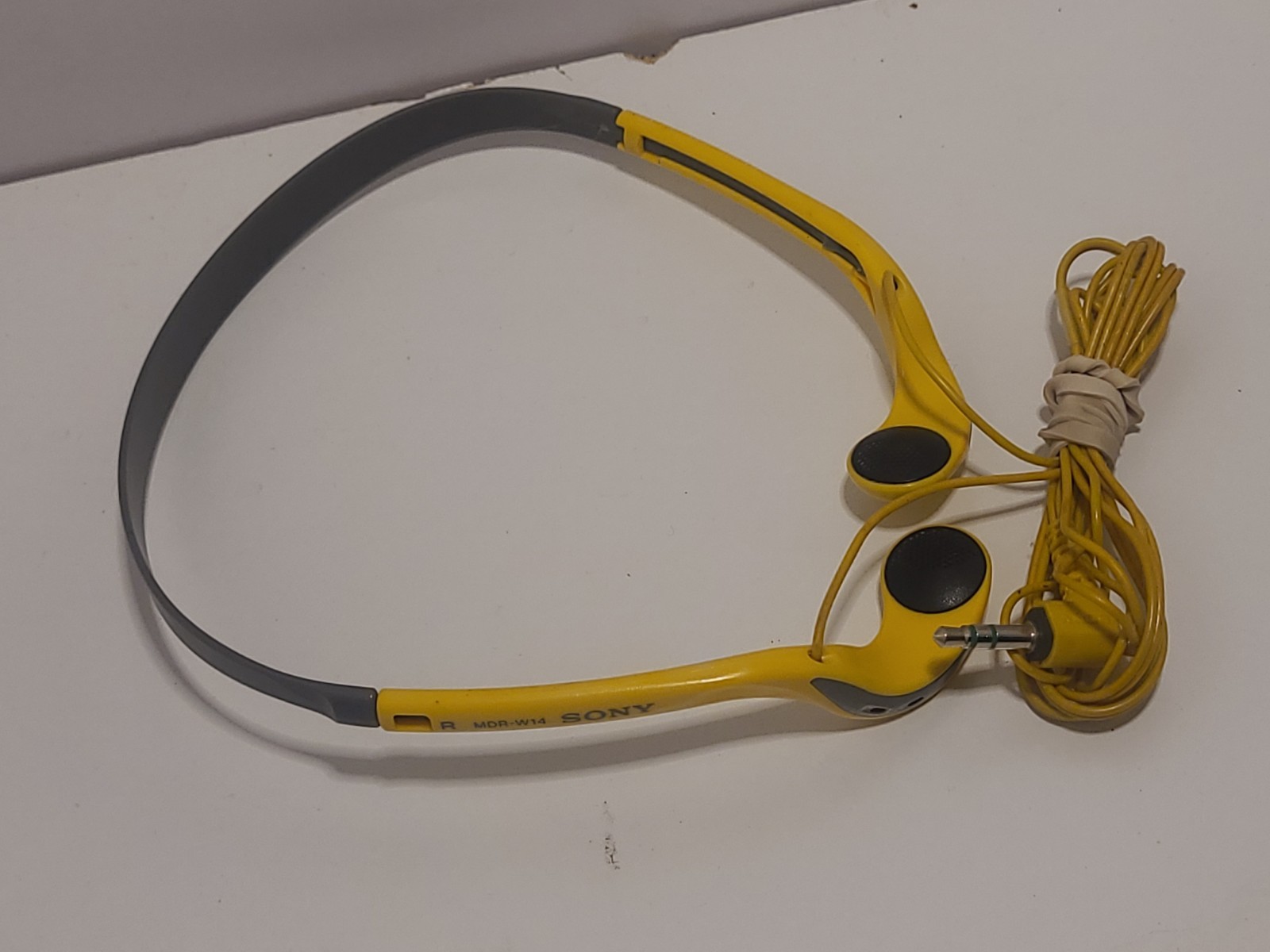 Sony MDR-W14 Yellow Black Wired Walkman Stereo Audio In-The-Ear Headphones