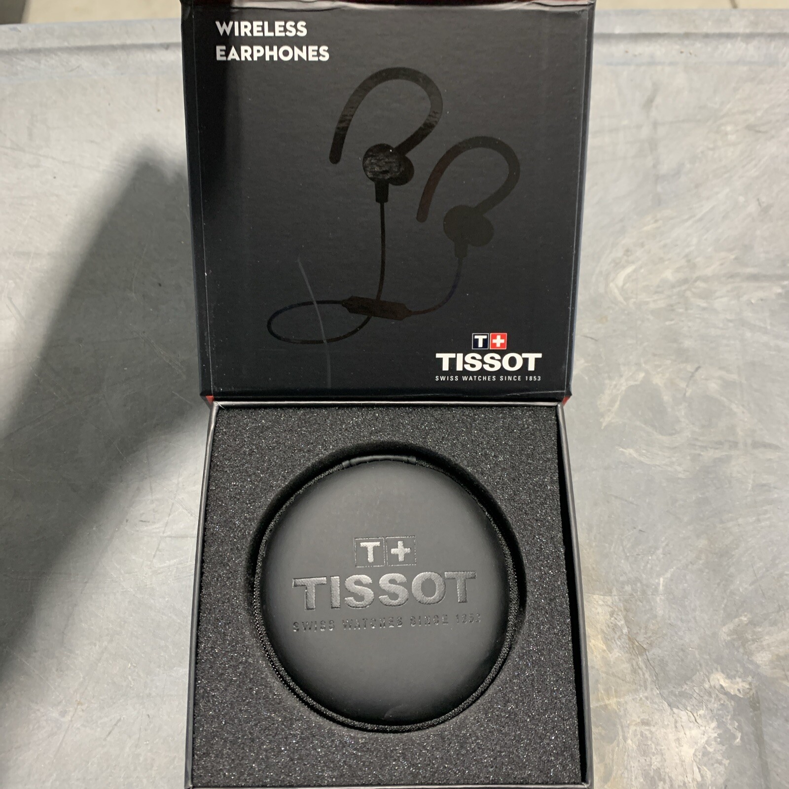 Tissot Wireless Headphones Black Bluetooth V4.2 30ft Range 4 Hour Playing Time