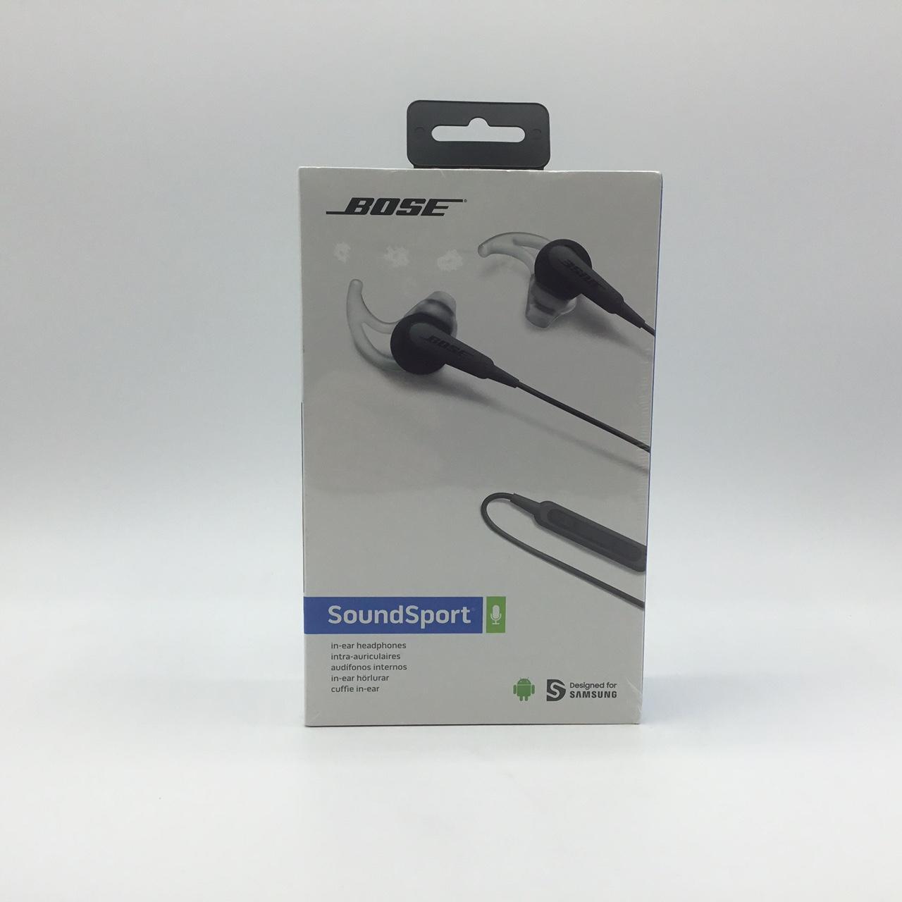 Bose SoundSport In-Ear Headphones for Samsung/Android – Charcoal (741776-0070)