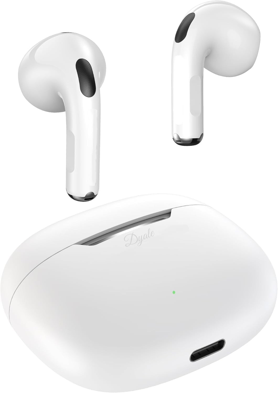 Wireless Earbuds Bluetooth 5.3 Headphones Noise Cancelling Air Buds S, White