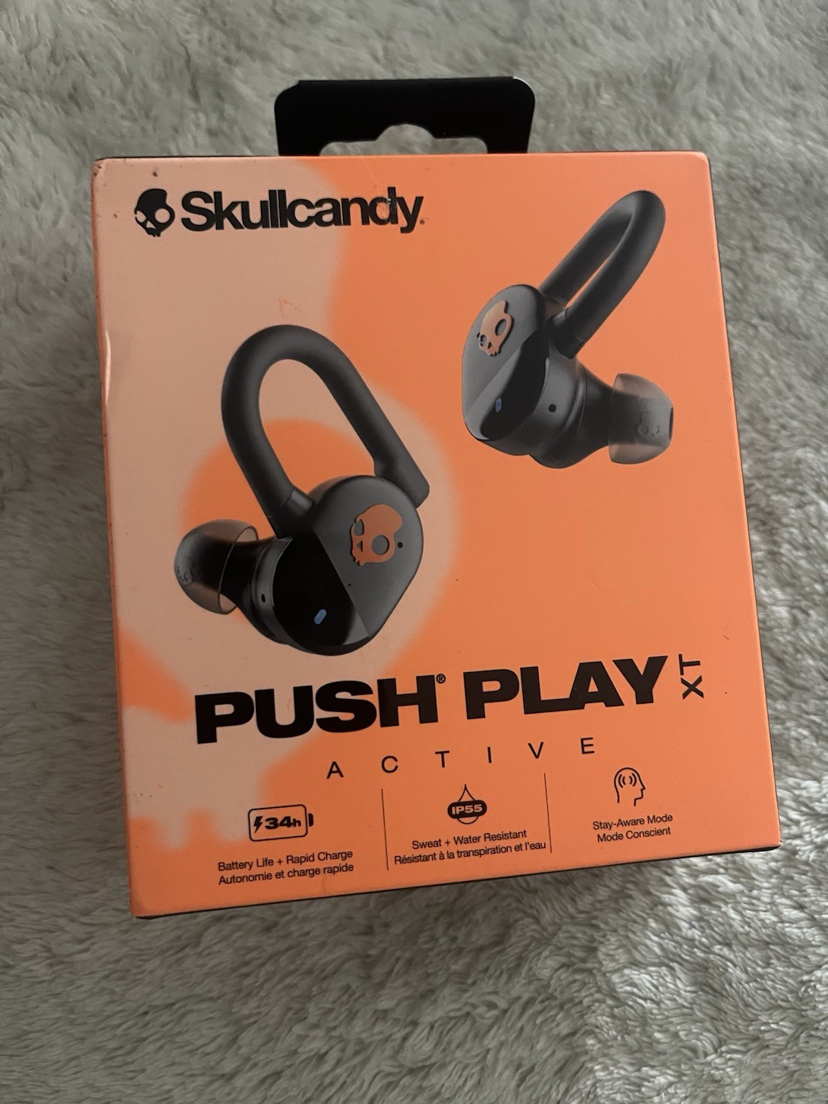 Skullcandy Push Play XT Active Wireless Bluetooth Headphones⚠️OPEN BOX⚠️