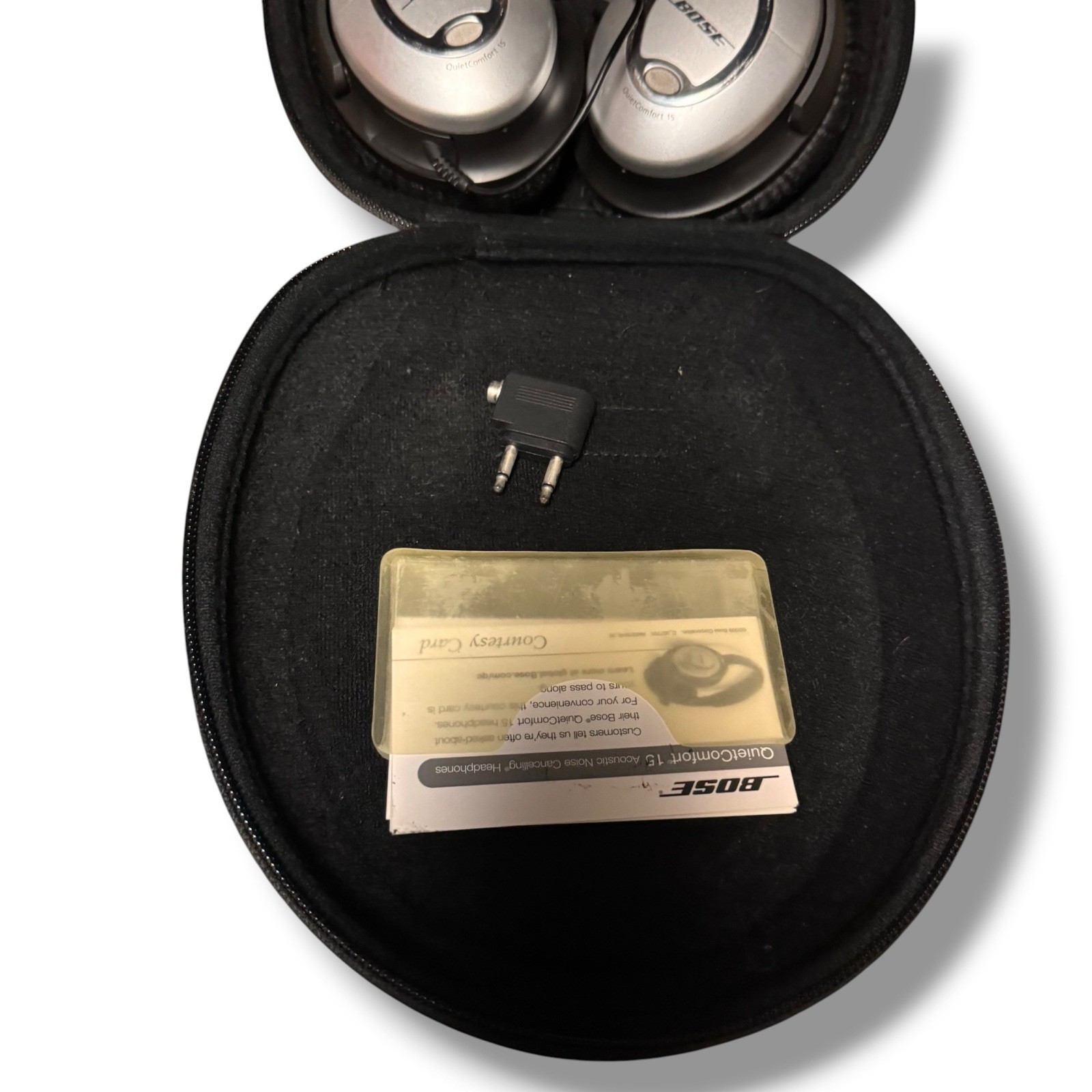 Bose QuietComfort 15 QC15 Acoustic Noise Cancelling Headphones See Pics