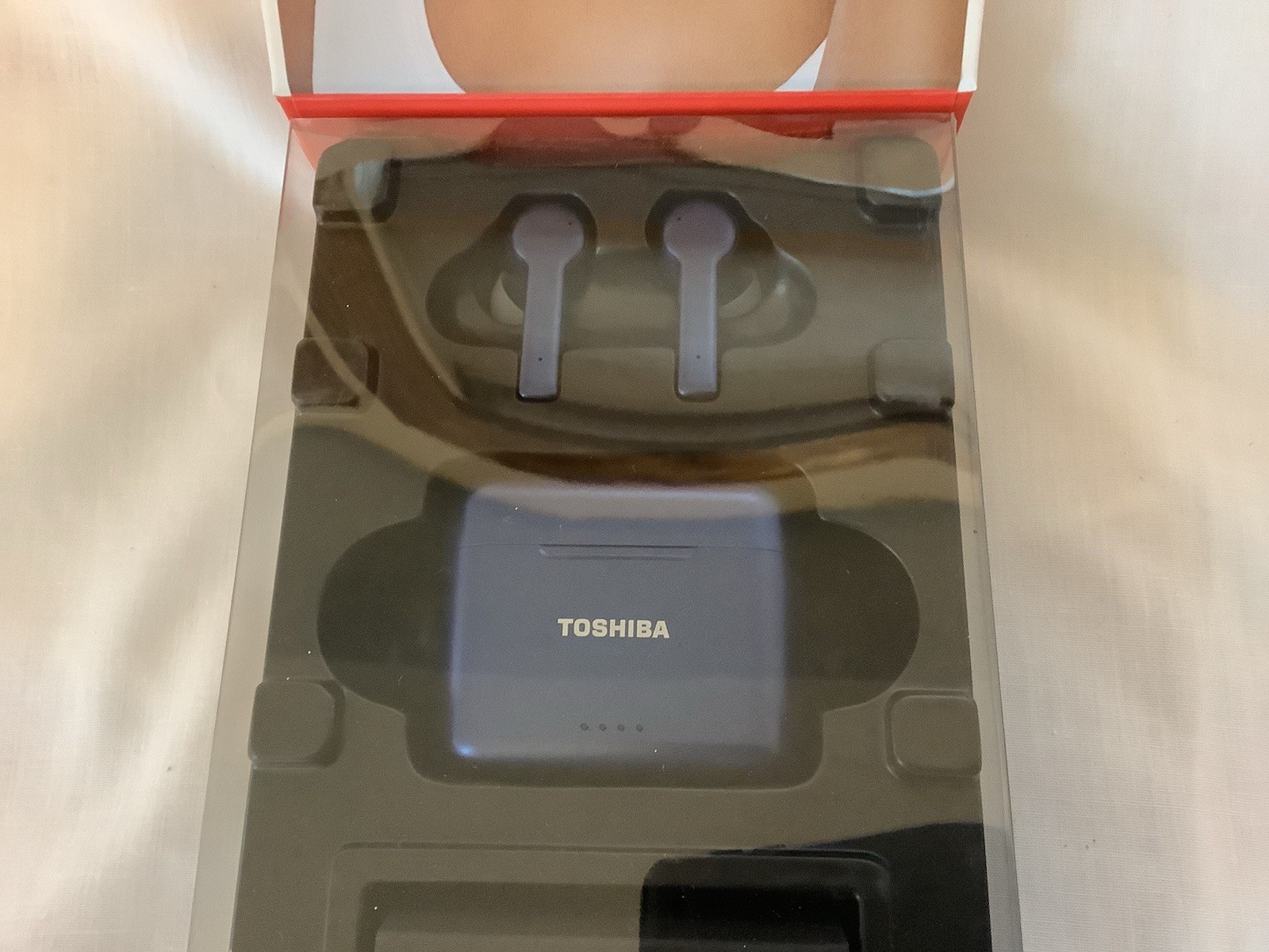 Toshiba Airhush True Wireless Noise Cancelling Earbuds New