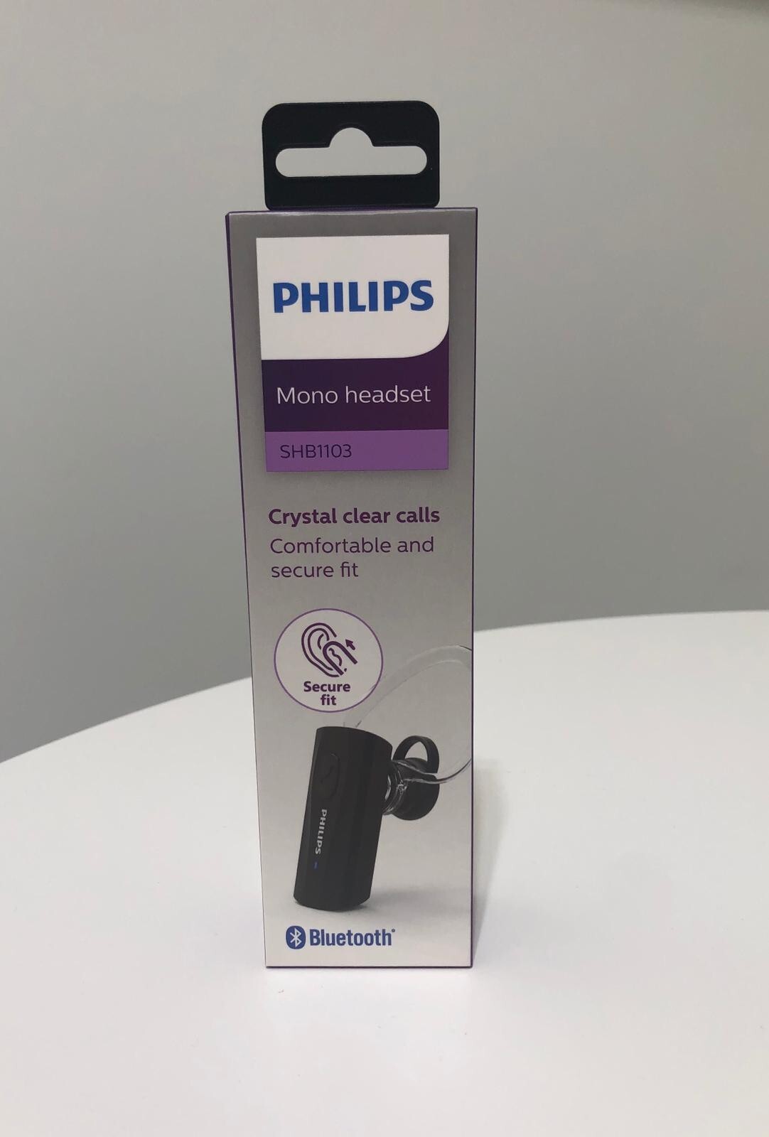 Phillips SHB1103 Mono Headset Bluetooth, new sealed. US seller.
