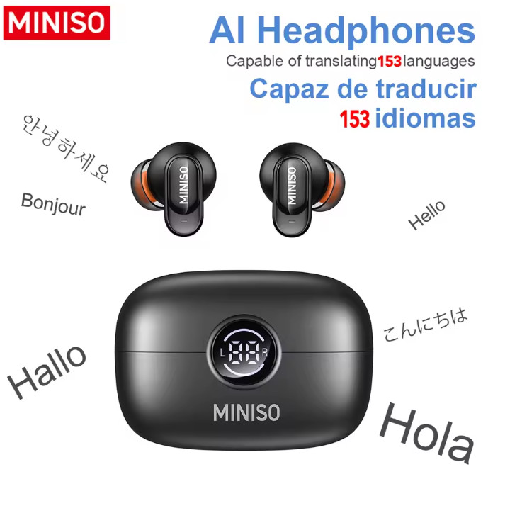 MINISO MS105 Bluetooth In-Ear Earbuds Wireless Soft Waterproof IPX5 Headphones