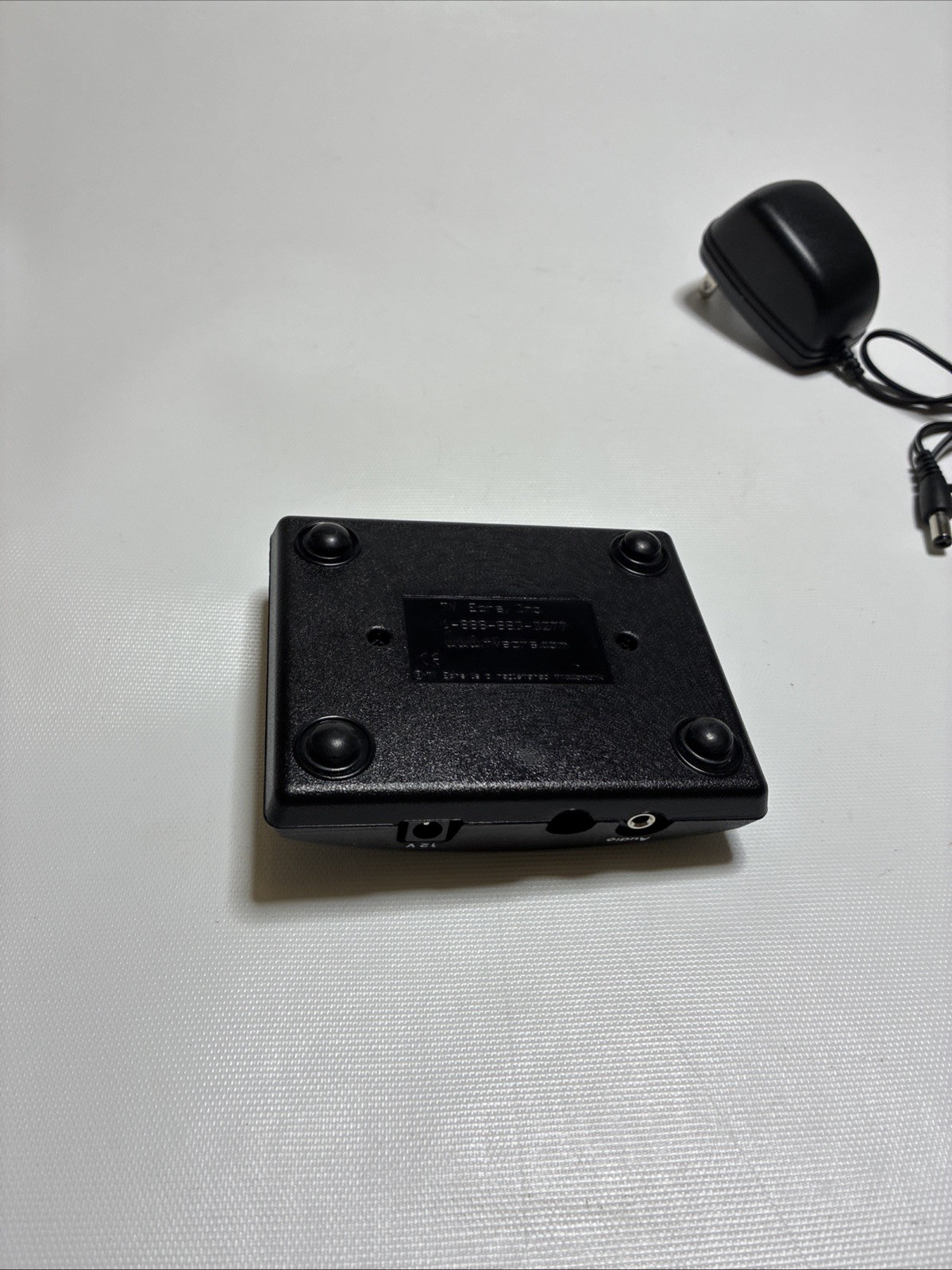 TV Ears Charger Base Power Supply & Audio Cable