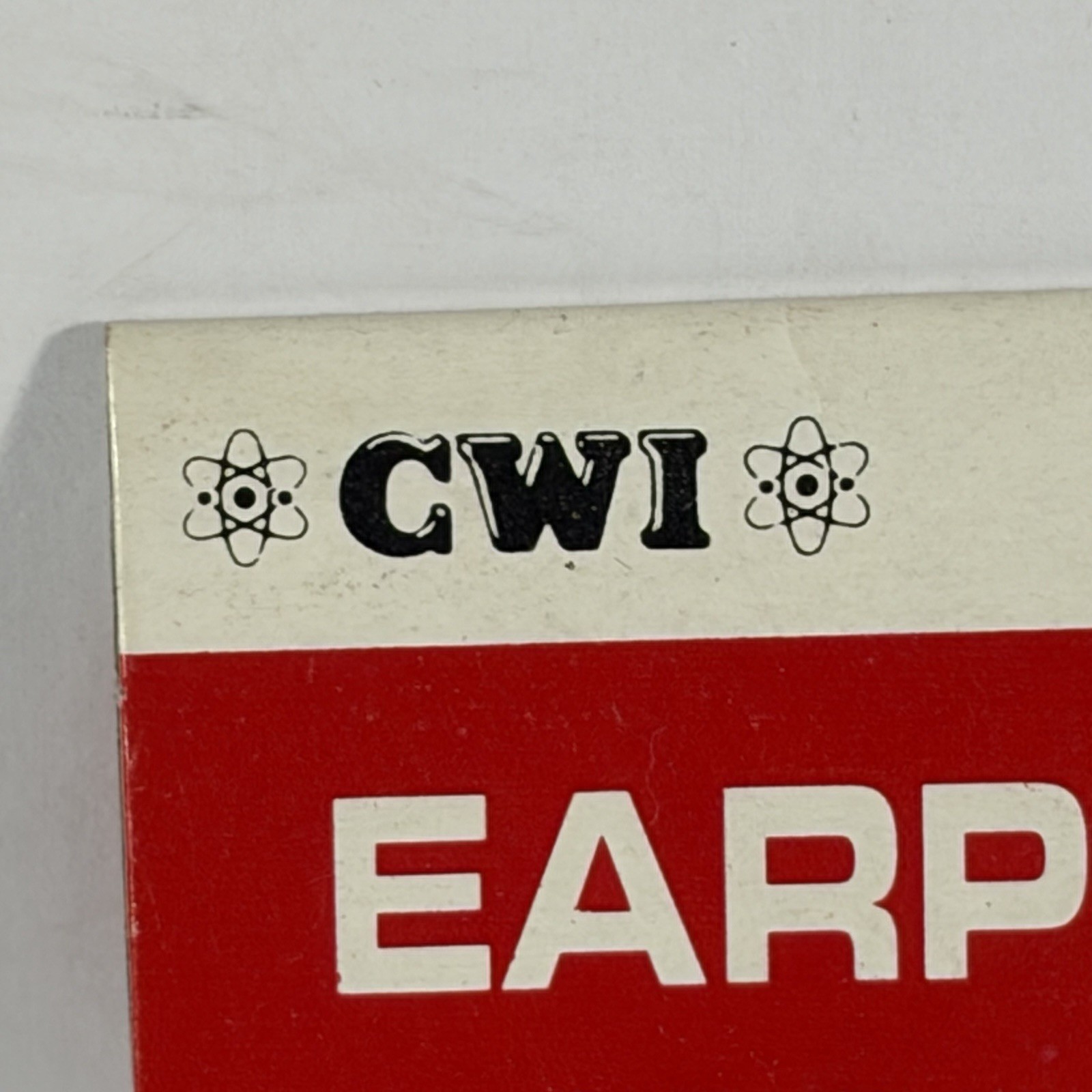 Vintage Mono Earphone 3.5mm-20 Ft Cord-CWI Model 723-New Old Stock Taiwan
