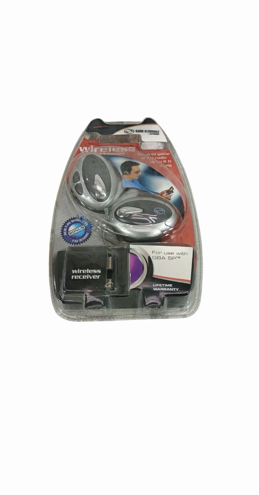 Vintage Game Elements Wireless Headphones Gemini For Game Boy Advance. NEW
