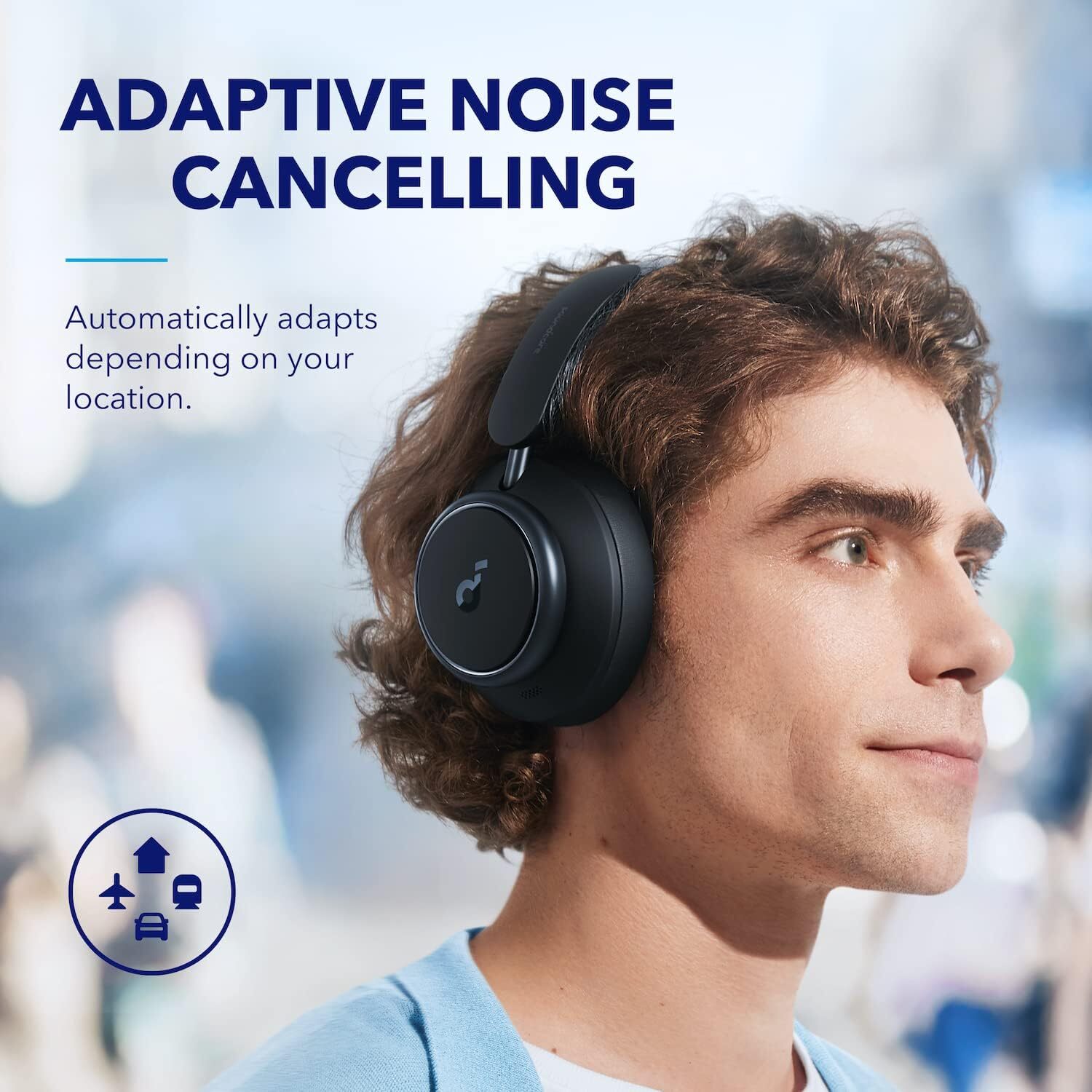 Soundcore Space Q45 Wireless Headphone Over-Ear Active Noise Cancelling 50h Play