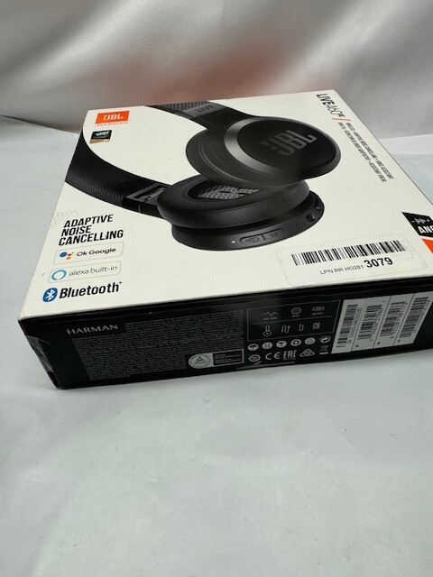JBL Live 460NC Wireless On-Ear Noise-Cancelling Headphones – Black*New