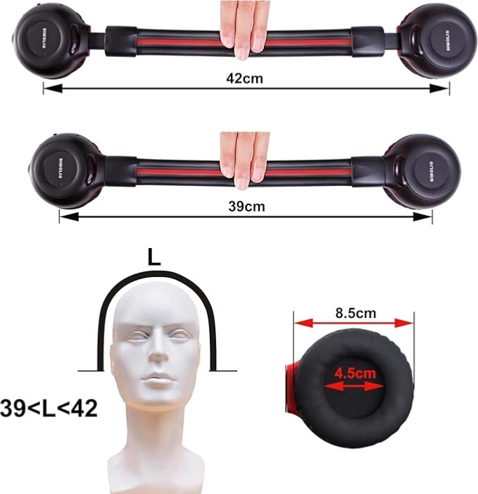Kids Two-Channel IR Wireless Headphones Over-Ear Stereo Honda Odyssey Rear.w/bag