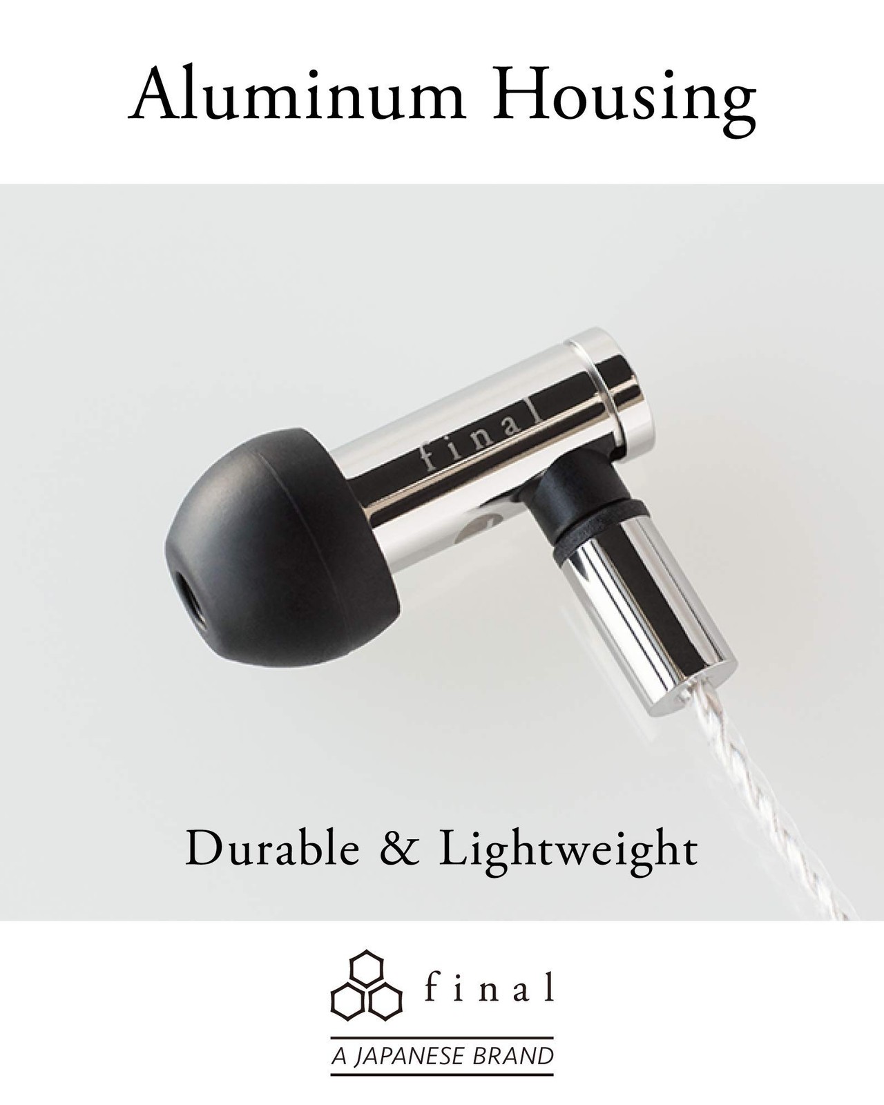 FINAL Audio E5000 Hi-Res In-Ear Earphones Earbuds Headphones IEM Monitors