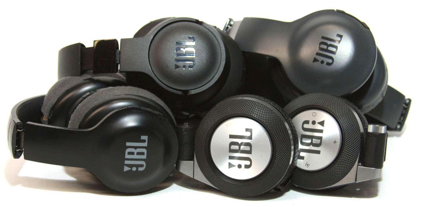 Wholesale LOT of 4 JBL Wireless Bluetooth Headphones Repair Parts AS-IS