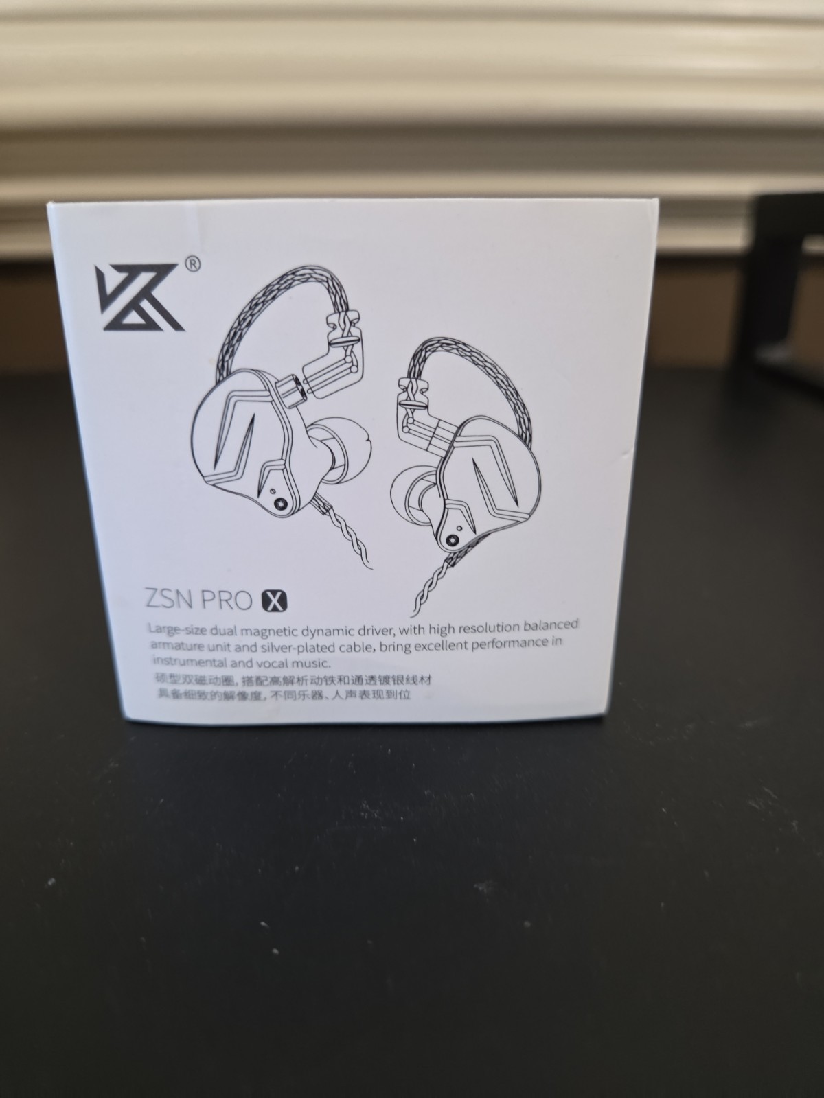 KZ ZSN Pro X Earbuds Wired Headphones 3.5mm Jack WITH MIC / OPEN BOX ITEM