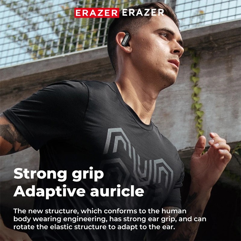 Erazer XT60 Bluetooth 5.3 Earbud Noise Cancelling Low Latency HiFi Ear-clips