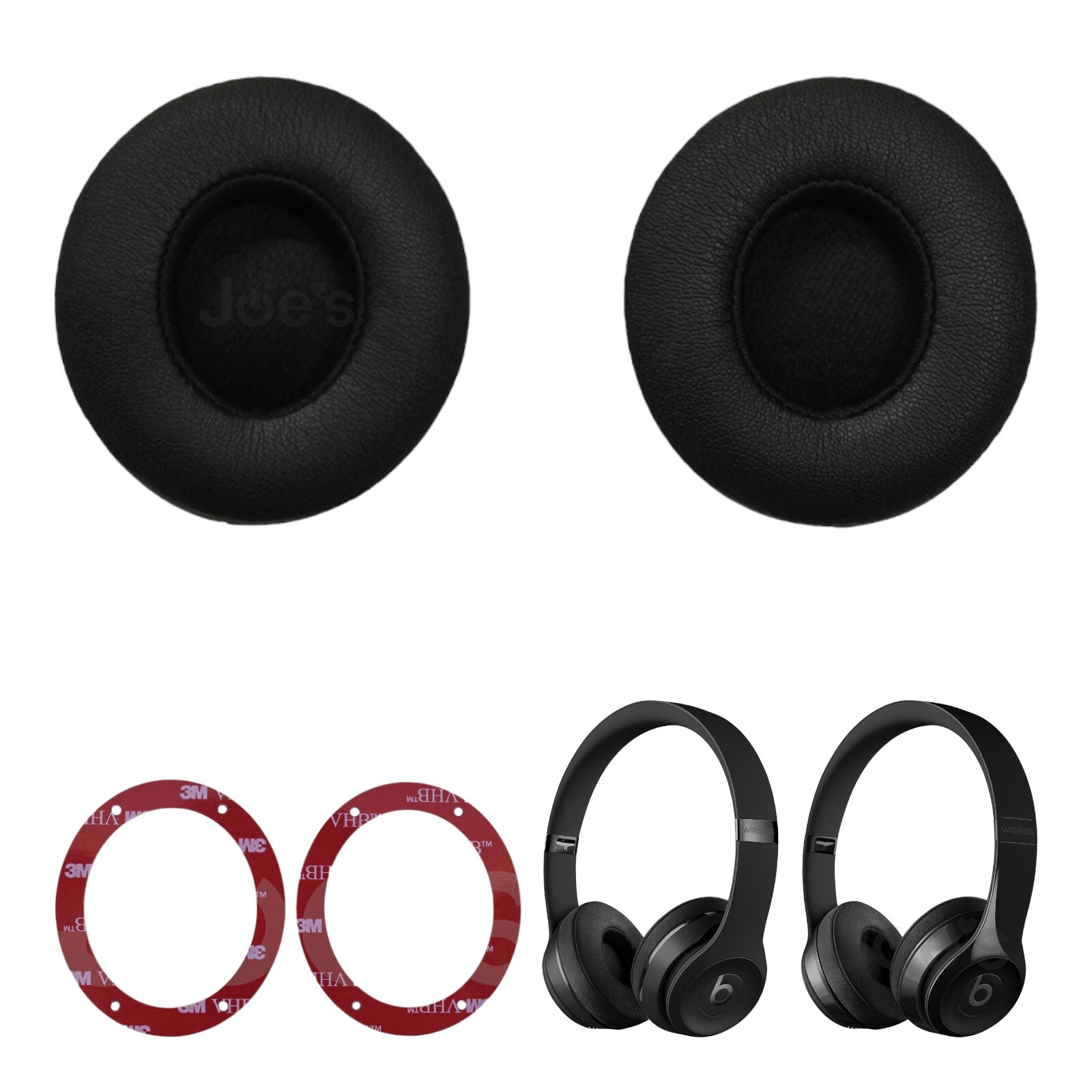 OEM Beats By Dre SOLO 2 3 3.0 WIRELESS Headphones Ear Pads Muffs Cushions – USED
