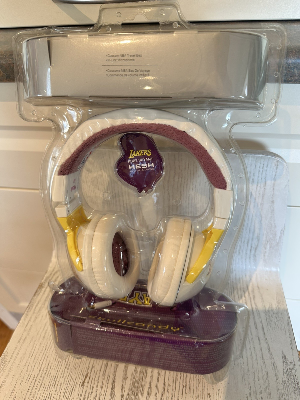 Retro Skullcandy Hesh Lakers 24 Kobe Bryant Headphones Collectible New In Box